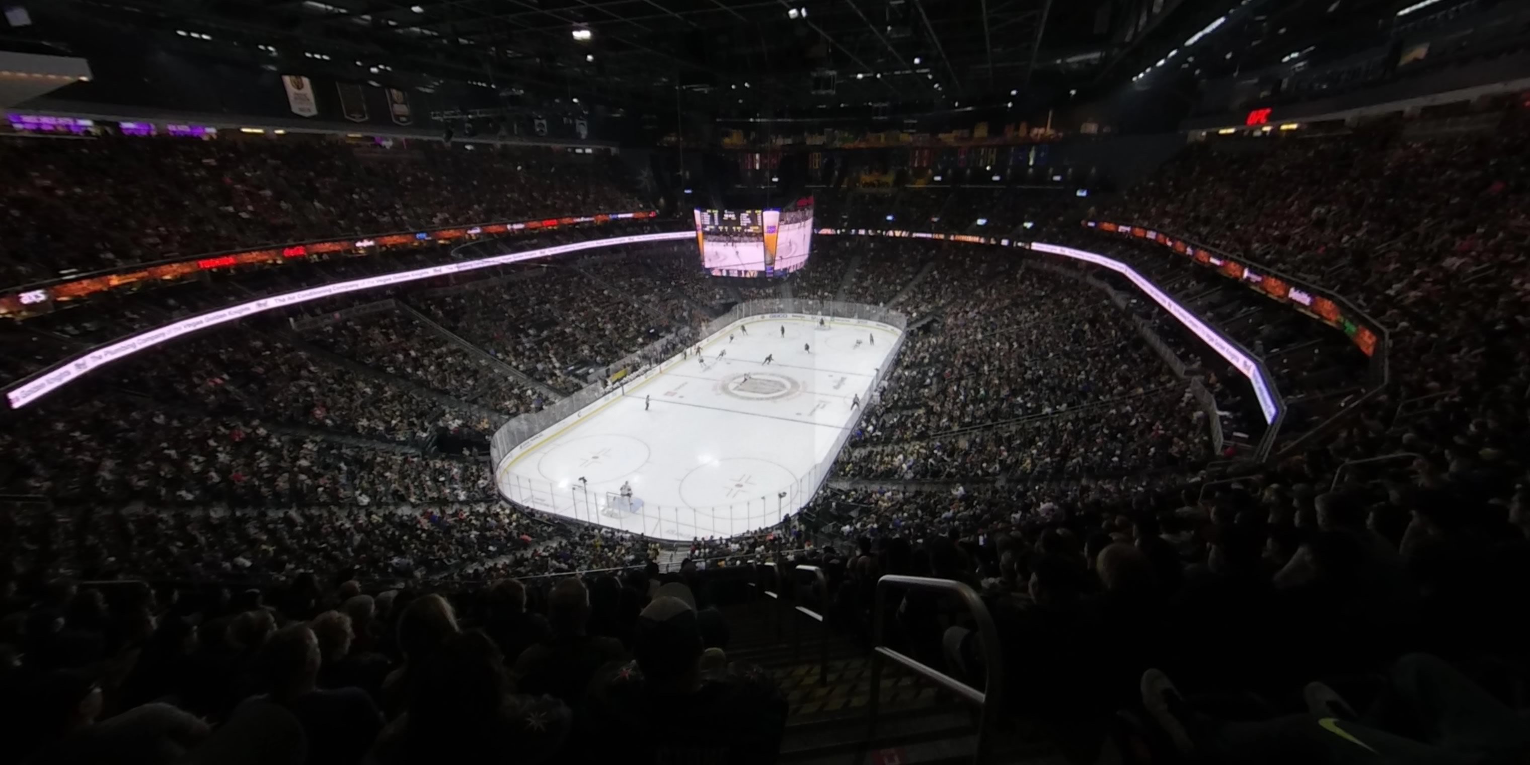section 216 panoramic seat view  for hockey - t-mobile arena