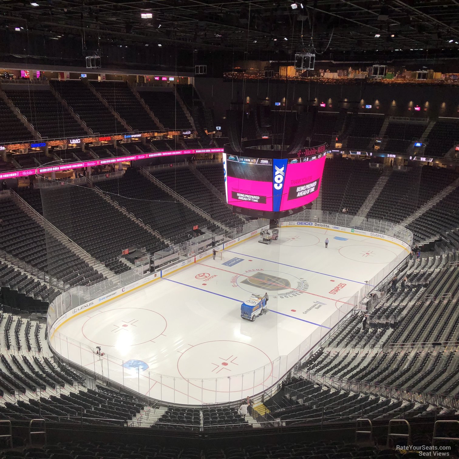 T Mobile Arena Seating Chart Hockey