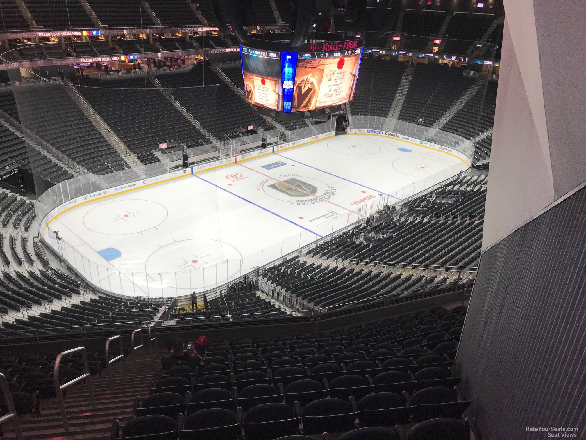 t mobile arena section 219 vegas golden knights at t center hockey seating chart
