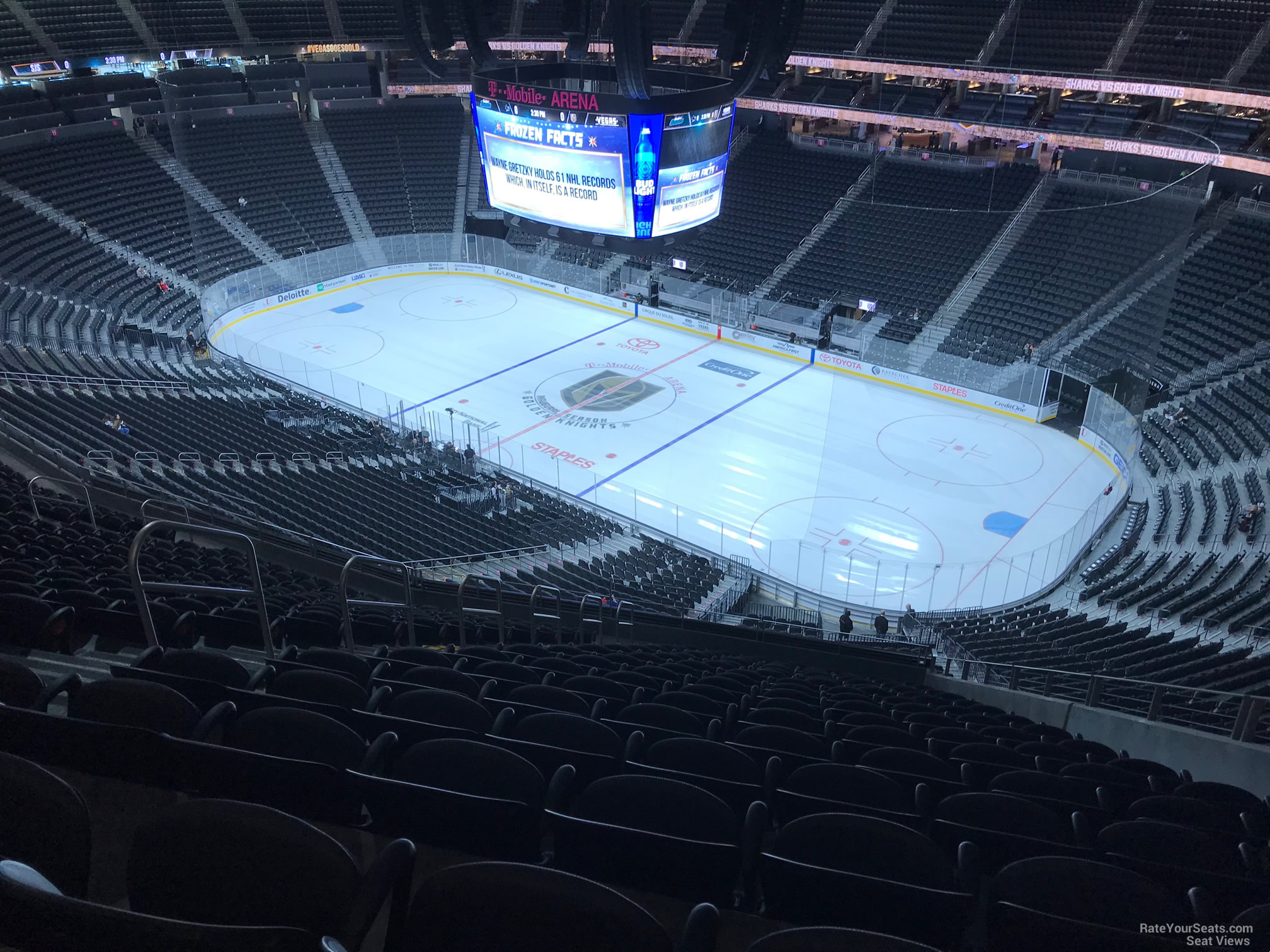 T Mobile Arena Seating Chart Hockey