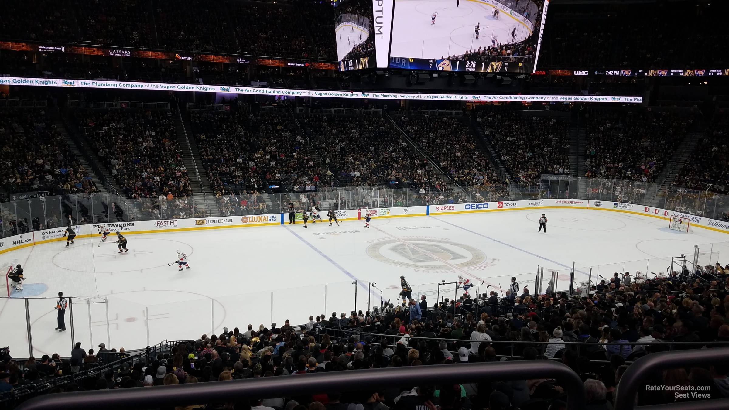 section 5 seat view  for hockey - t-mobile arena