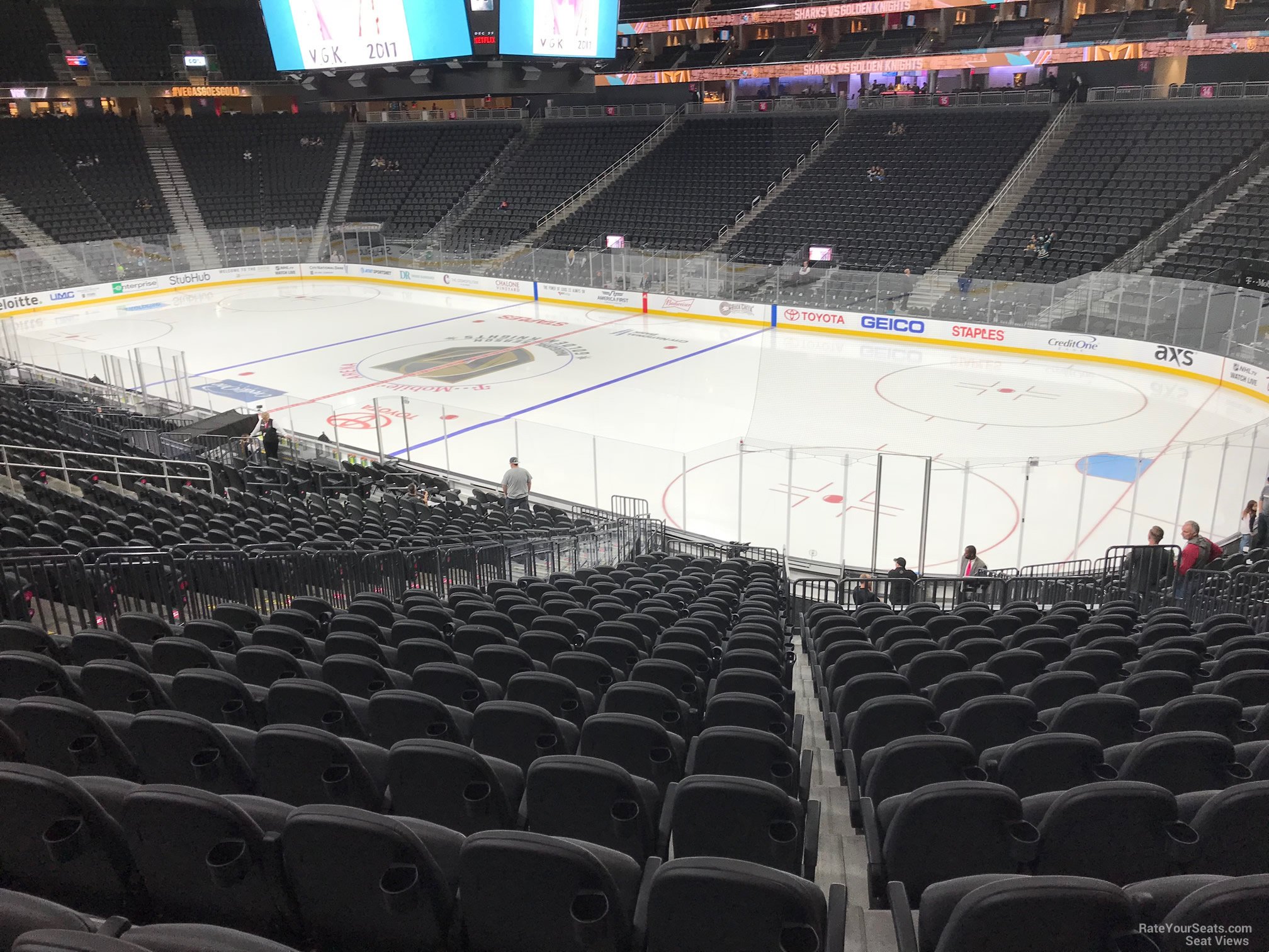 T-Mobile Arena Section 8 - Vegas Golden Knights ...