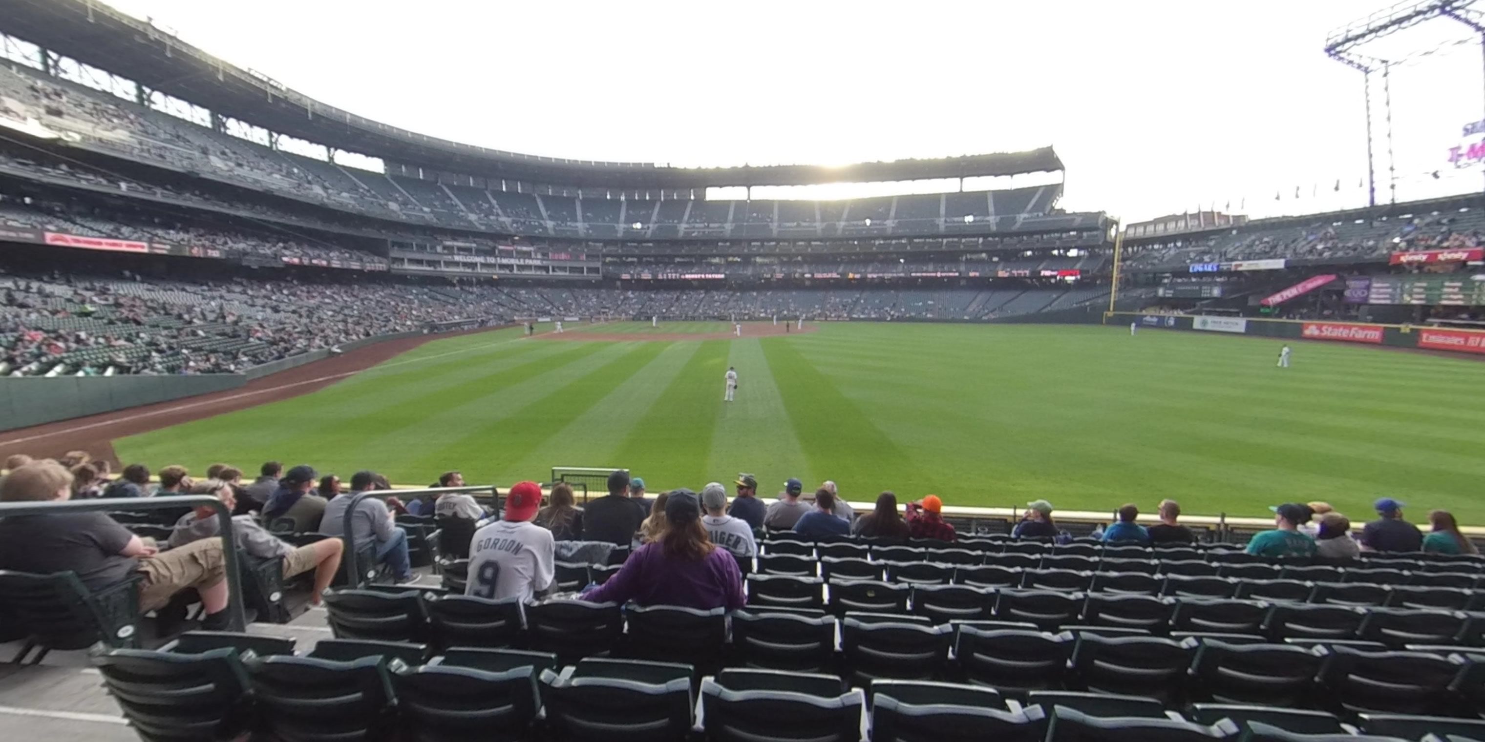 section 107 panoramic seat view  for baseball - t-mobile park