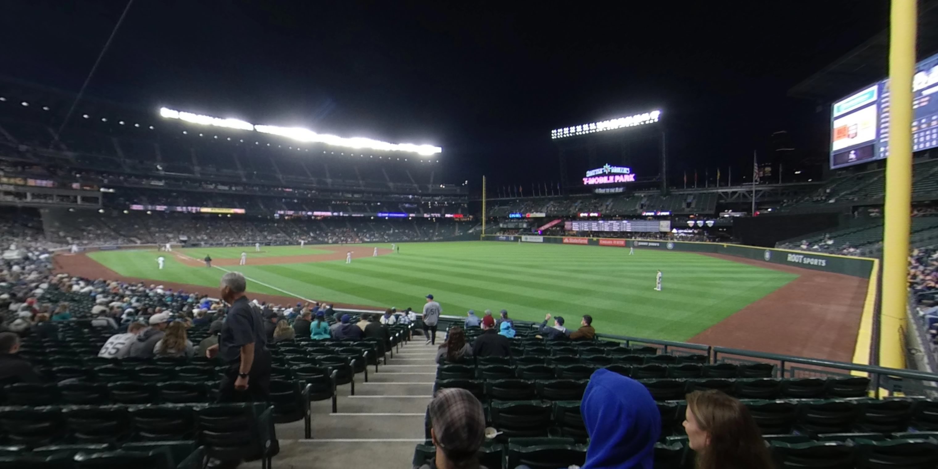 section 111 panoramic seat view  for baseball - t-mobile park