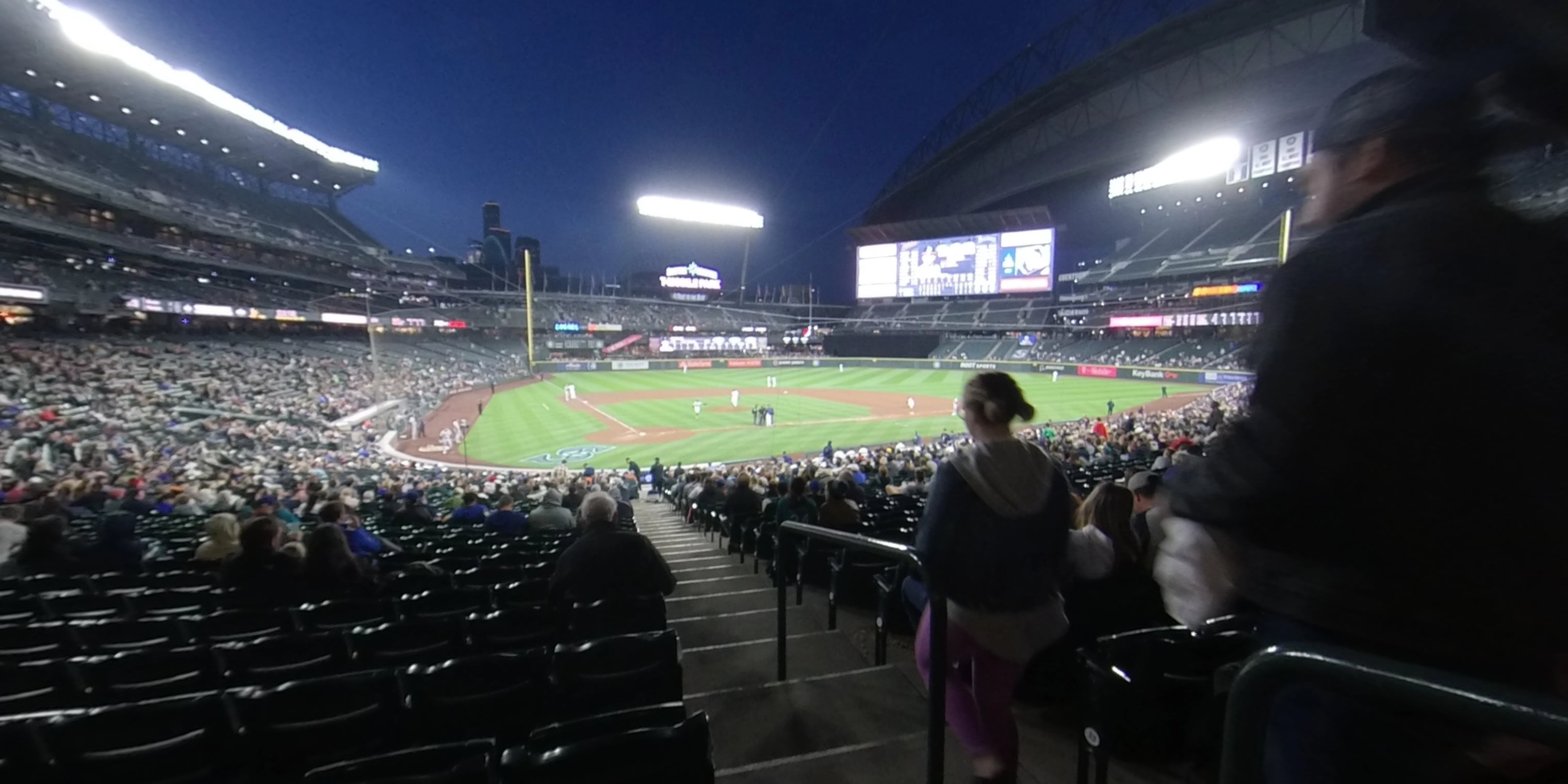 section 126 panoramic seat view  for baseball - t-mobile park