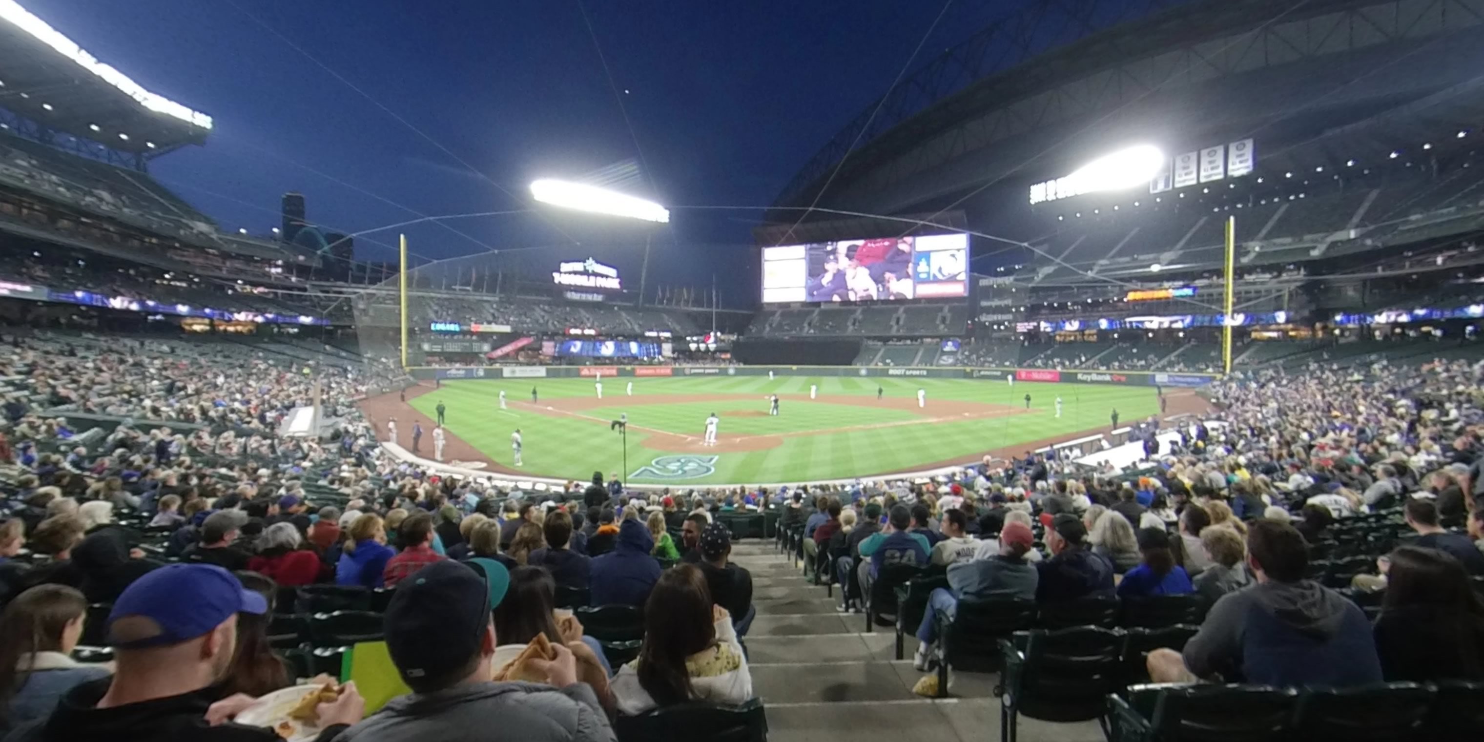 section 128 panoramic seat view  for baseball - t-mobile park