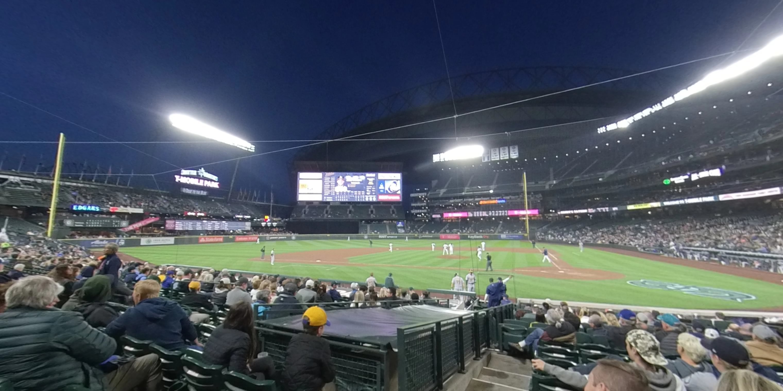 section 135 panoramic seat view  for baseball - t-mobile park