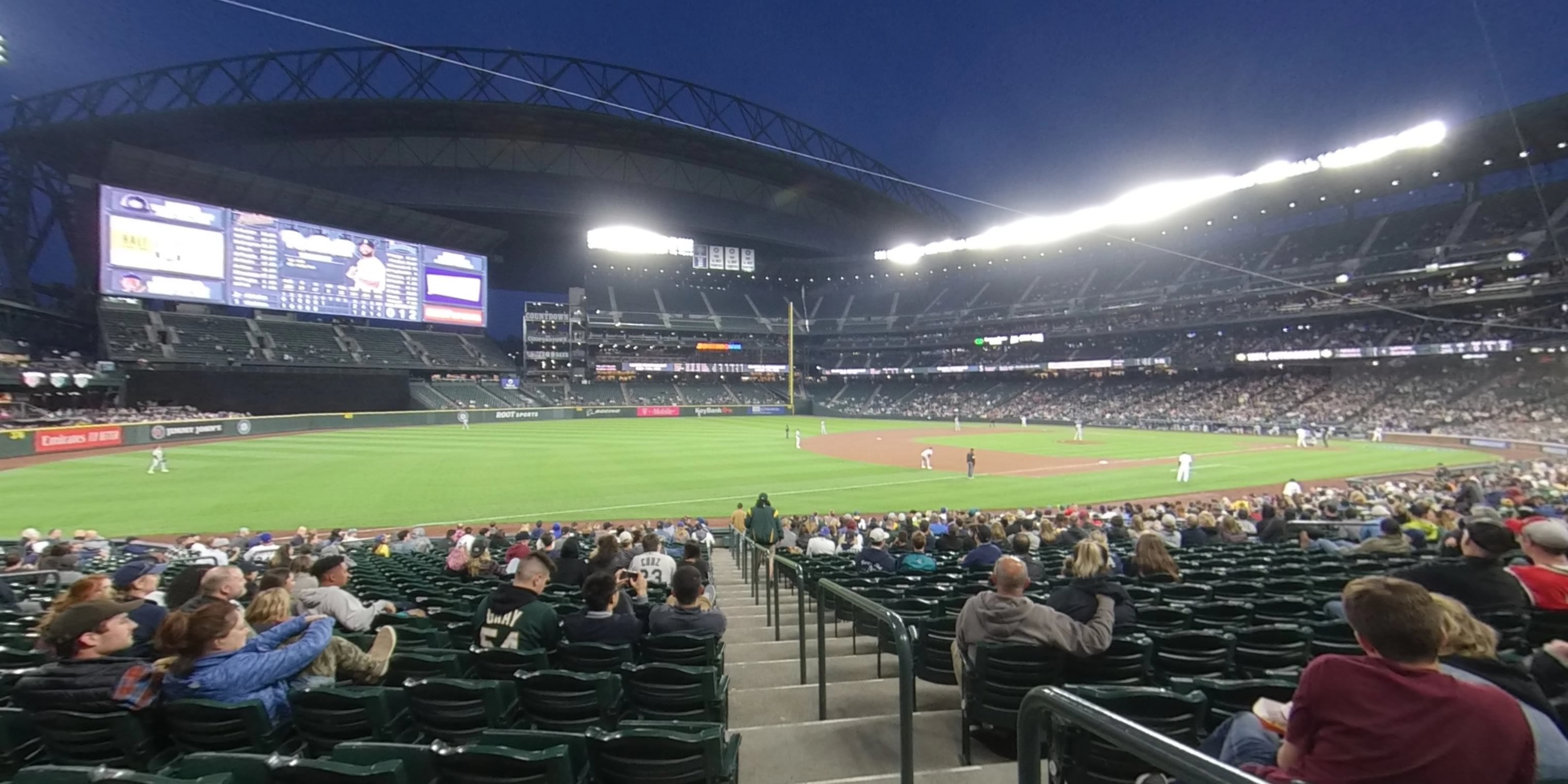 section 143 panoramic seat view  for baseball - t-mobile park