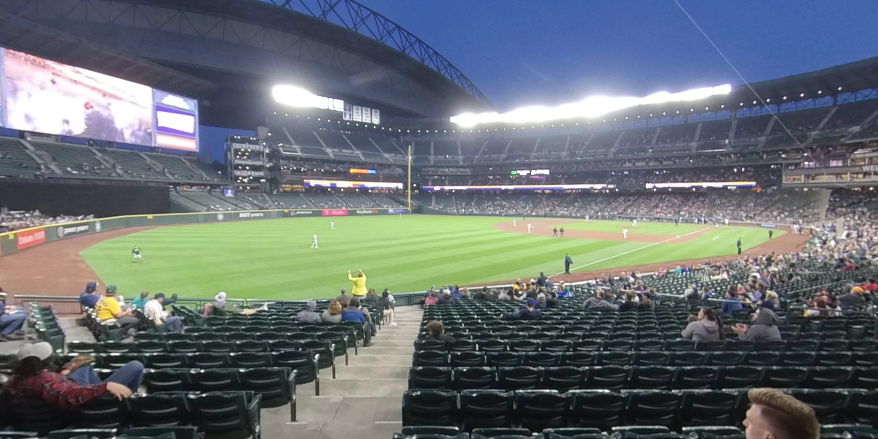 section 148 panoramic seat view  for baseball - t-mobile park