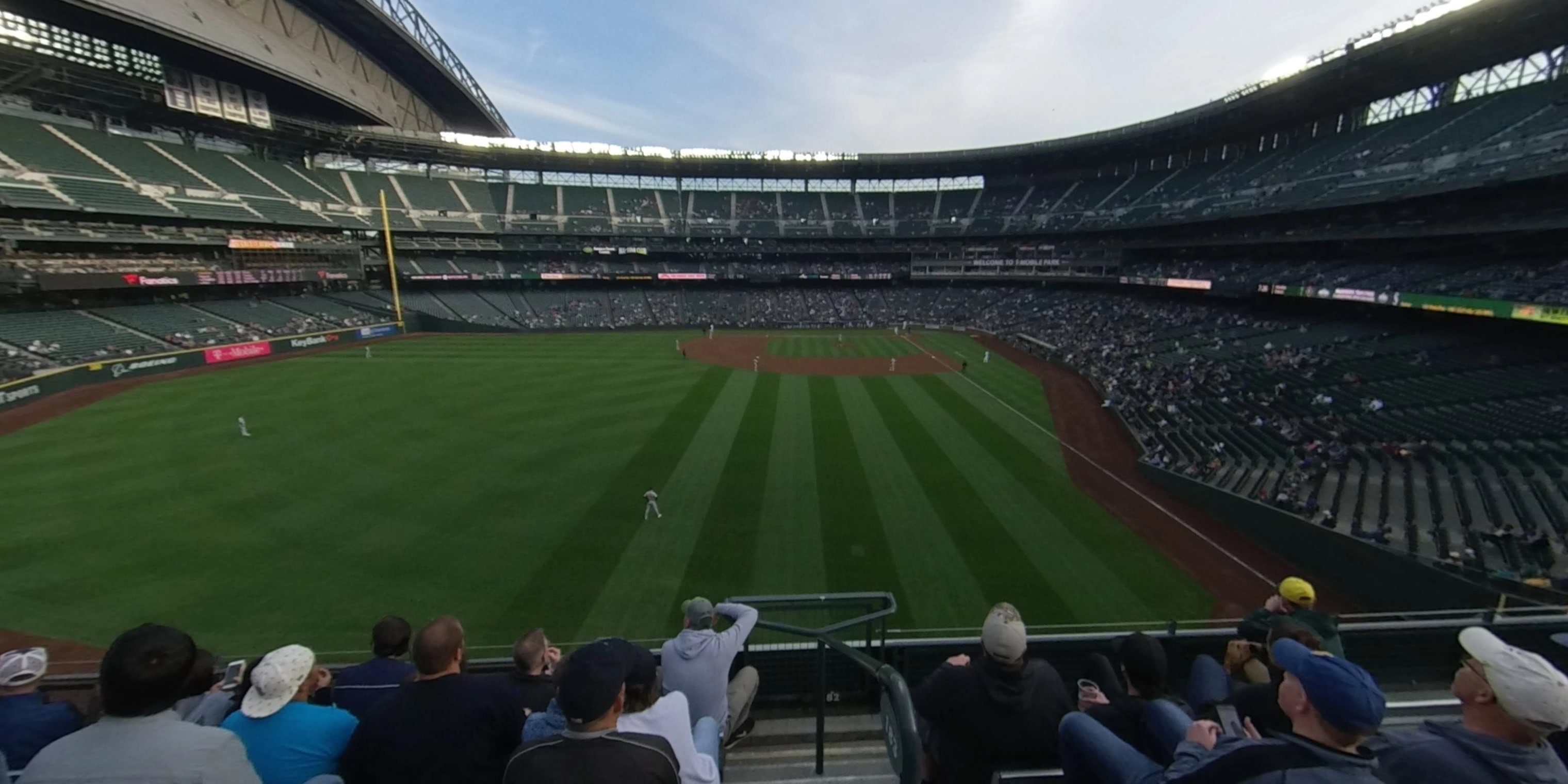 section 182 panoramic seat view  for baseball - t-mobile park