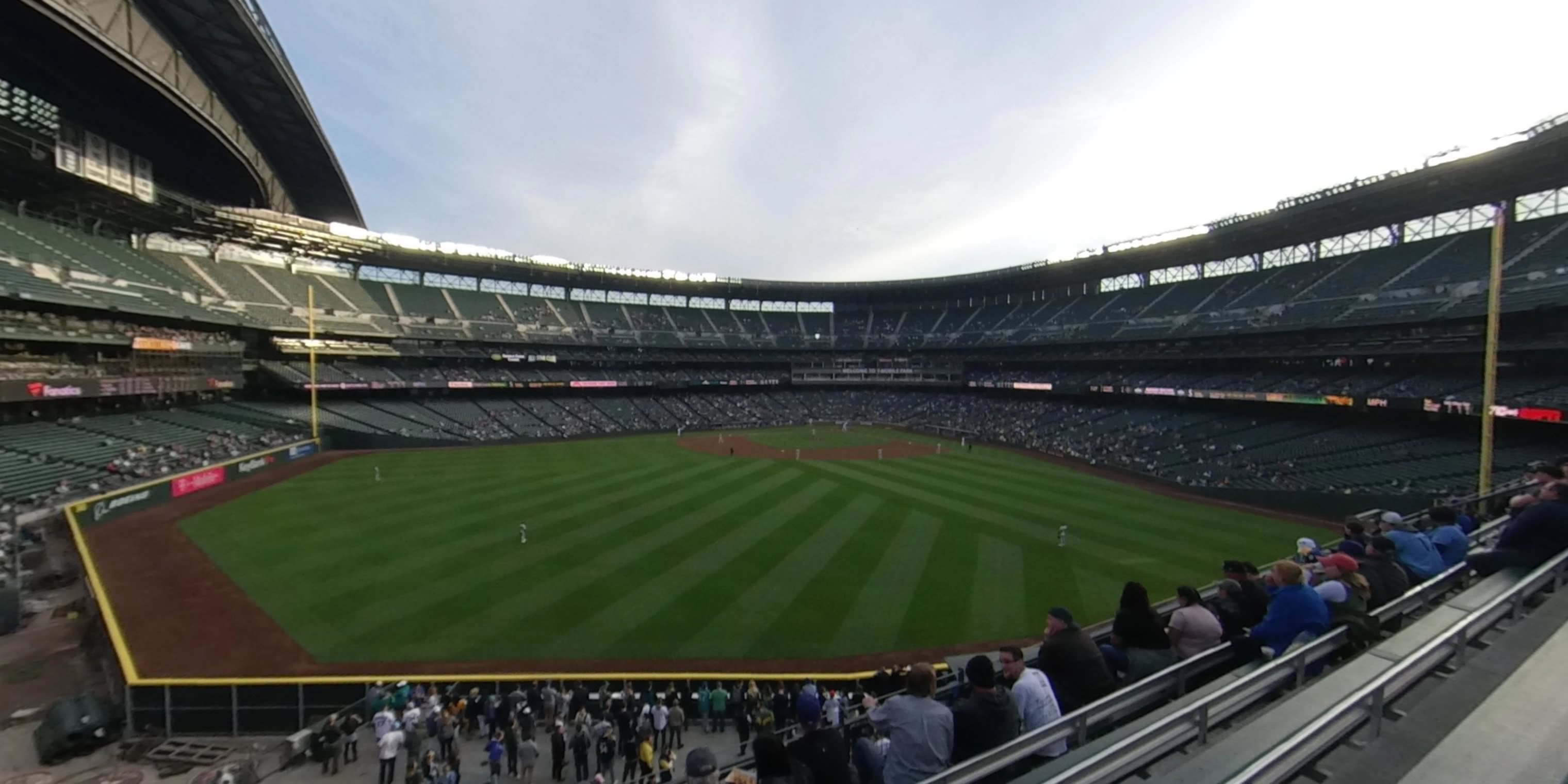 section 186 panoramic seat view  for baseball - t-mobile park