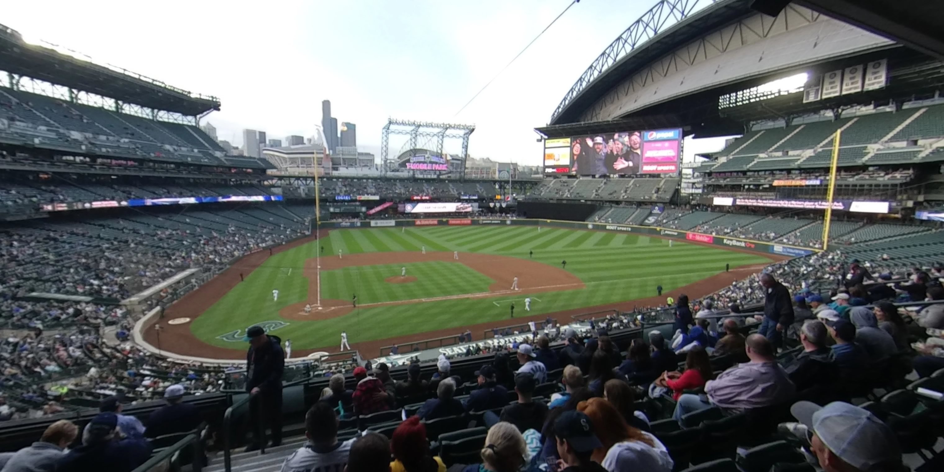section 226 panoramic seat view  for baseball - t-mobile park