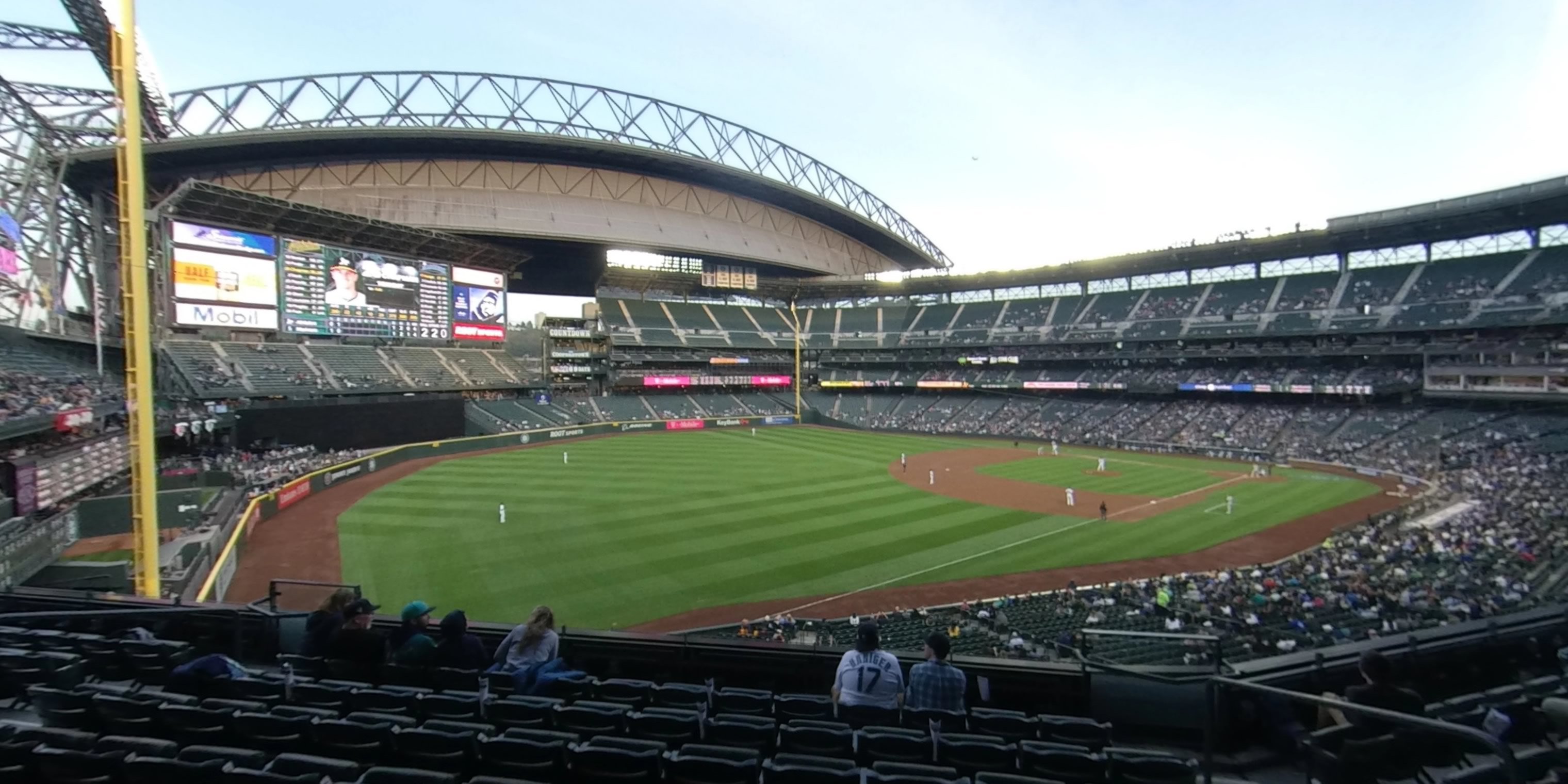 section 246 panoramic seat view  for baseball - t-mobile park