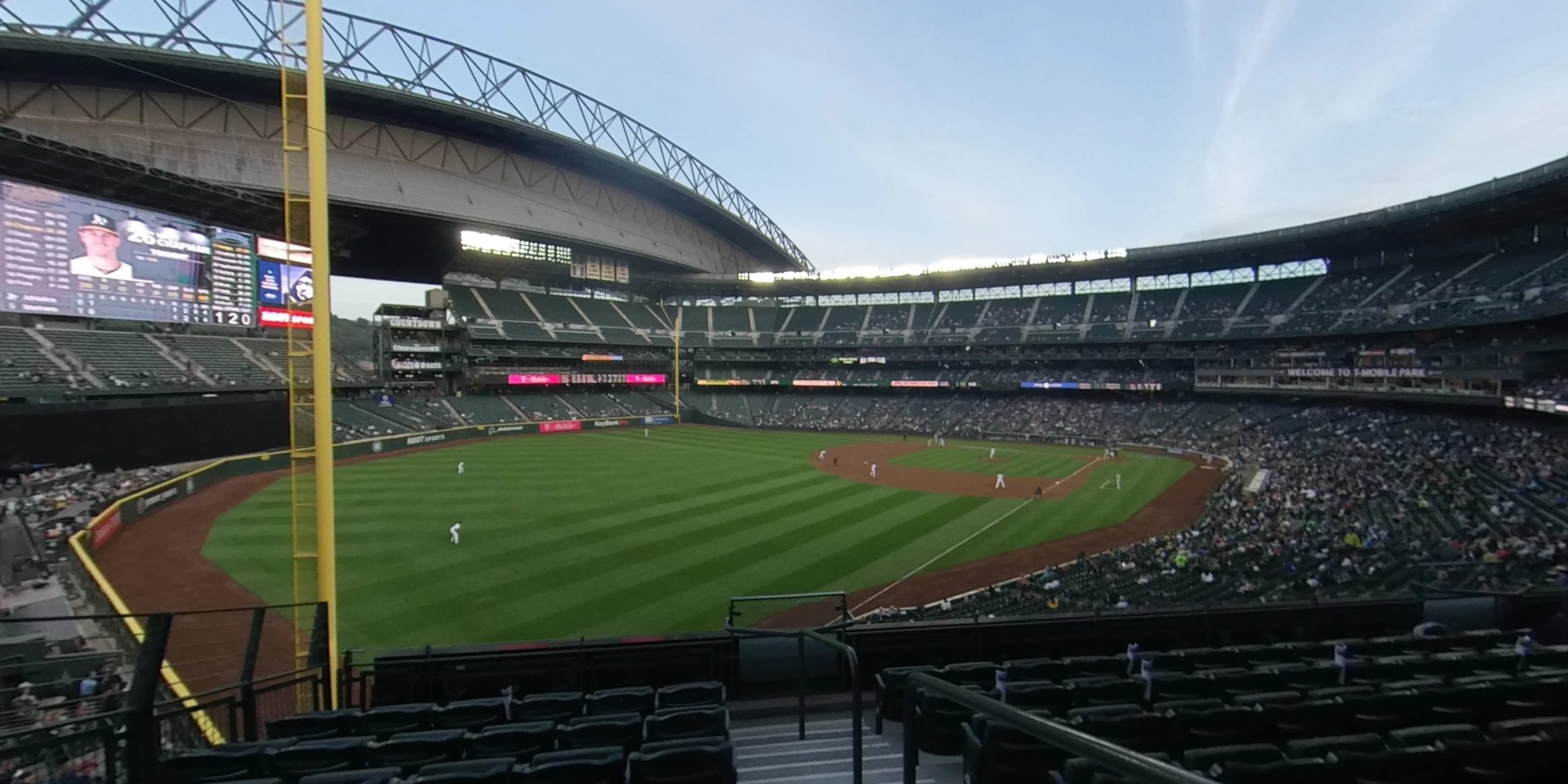 section 248 panoramic seat view  for baseball - t-mobile park