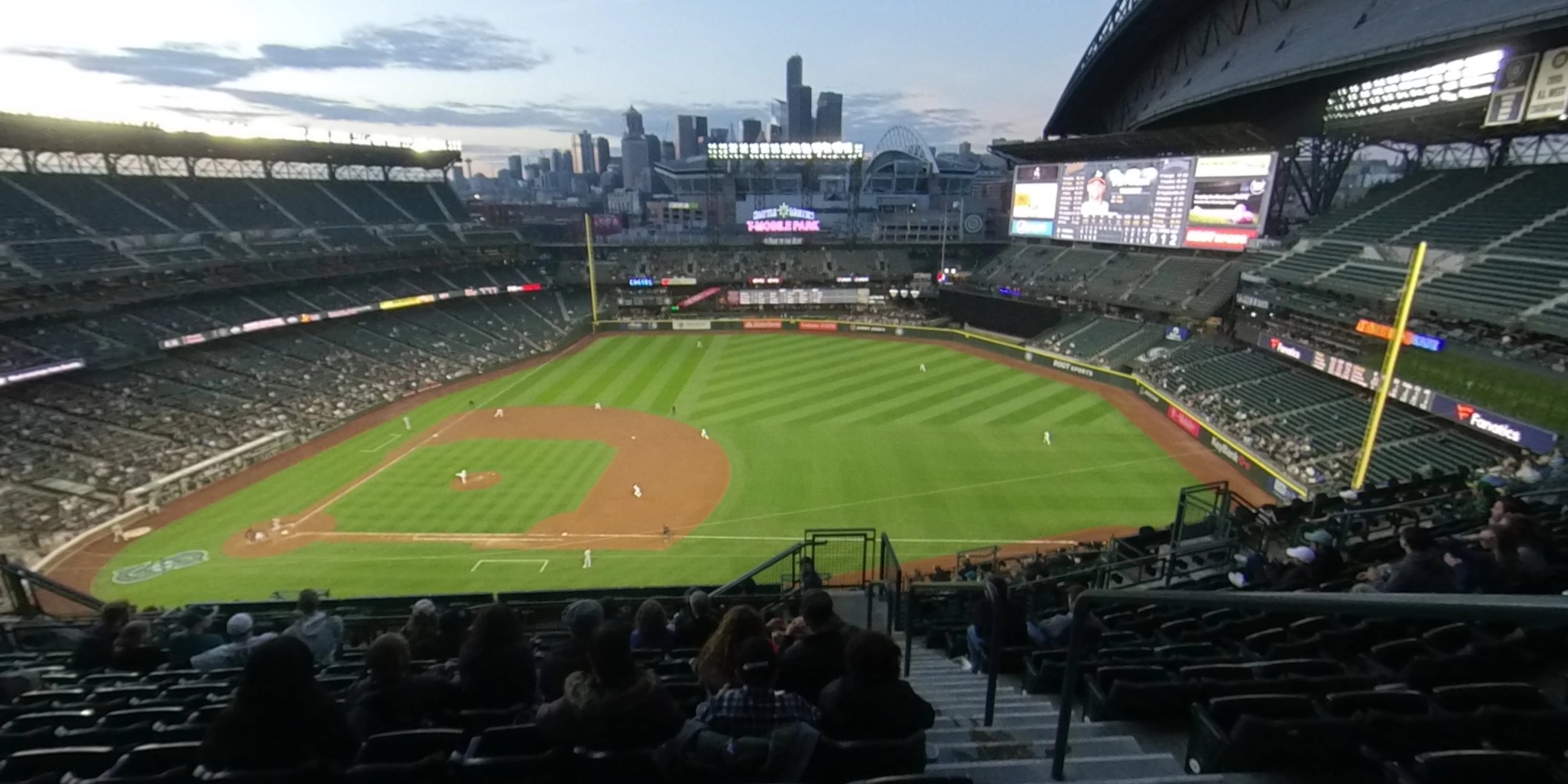 section 319 panoramic seat view  for baseball - t-mobile park