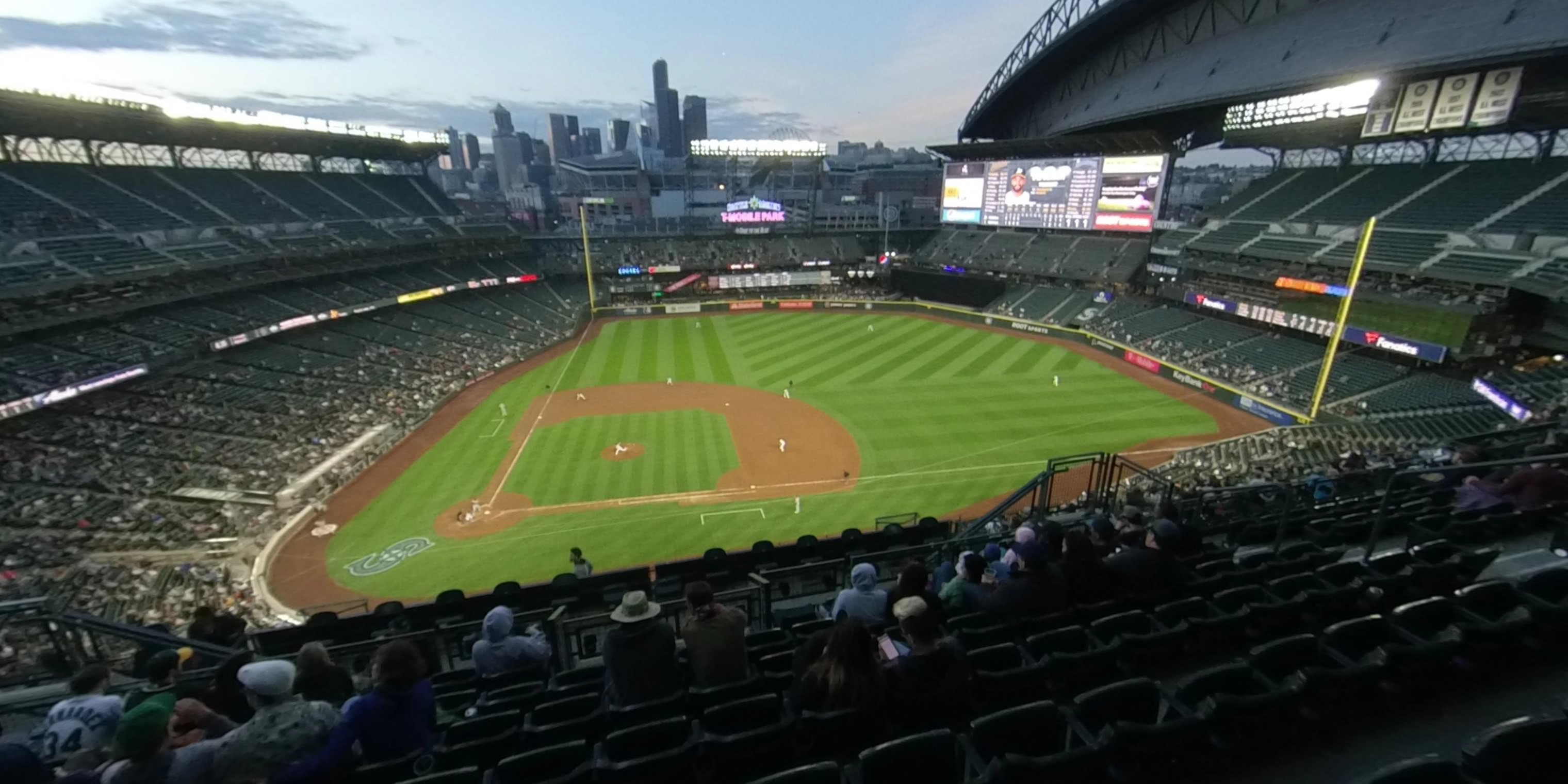 section 321 panoramic seat view  for baseball - t-mobile park