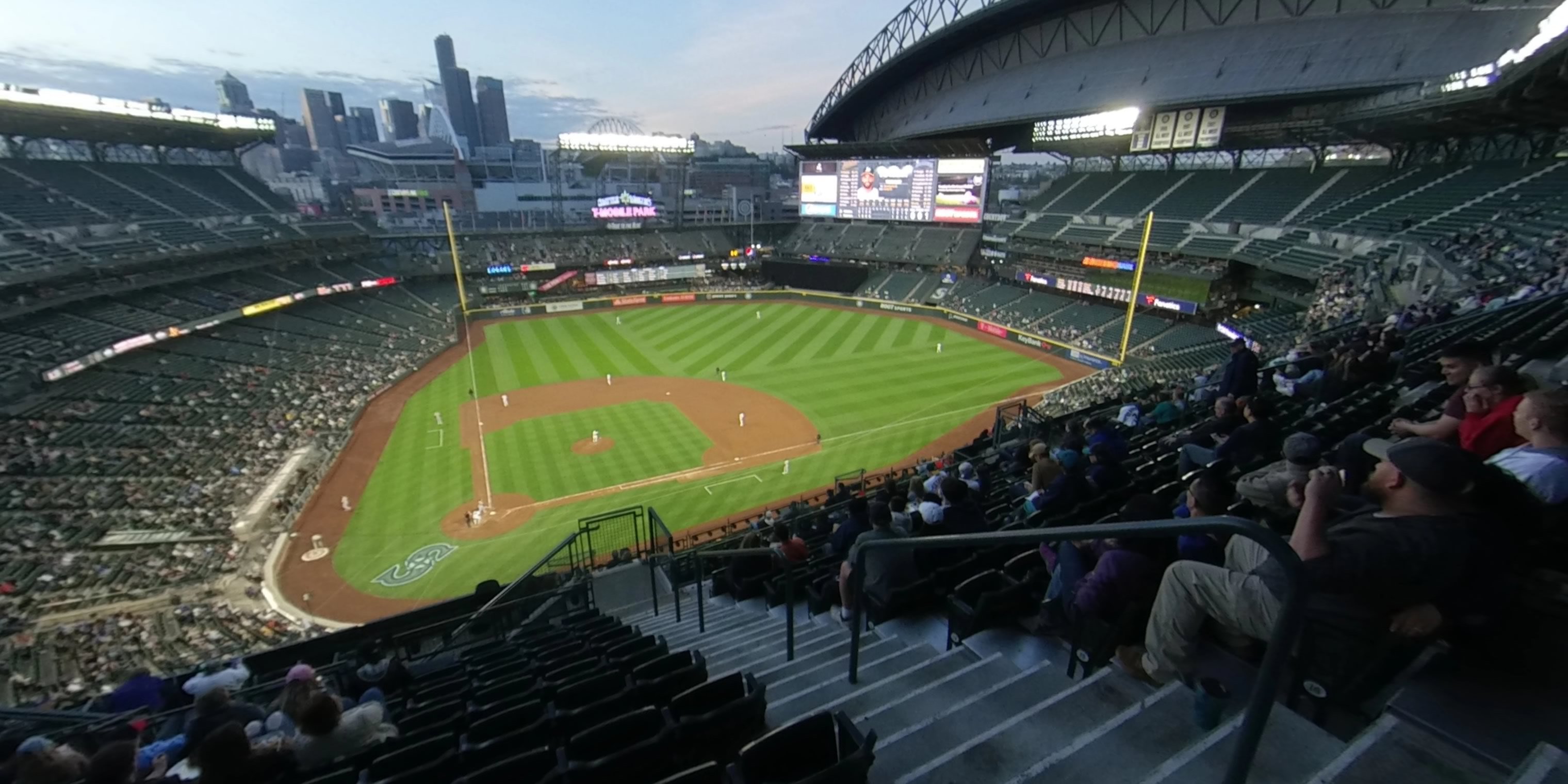 section 325 panoramic seat view  for baseball - t-mobile park