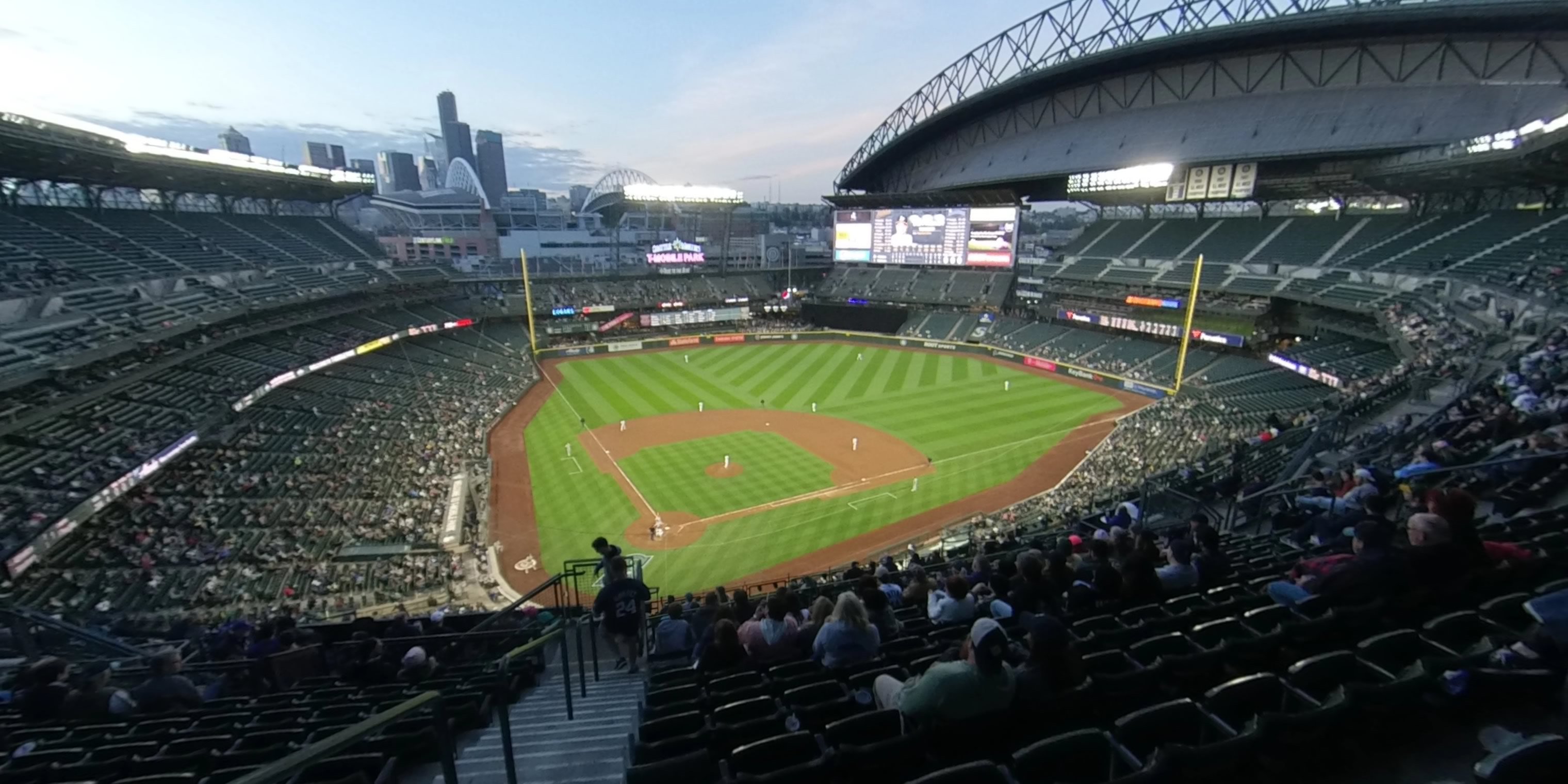 section 327 panoramic seat view  for baseball - t-mobile park