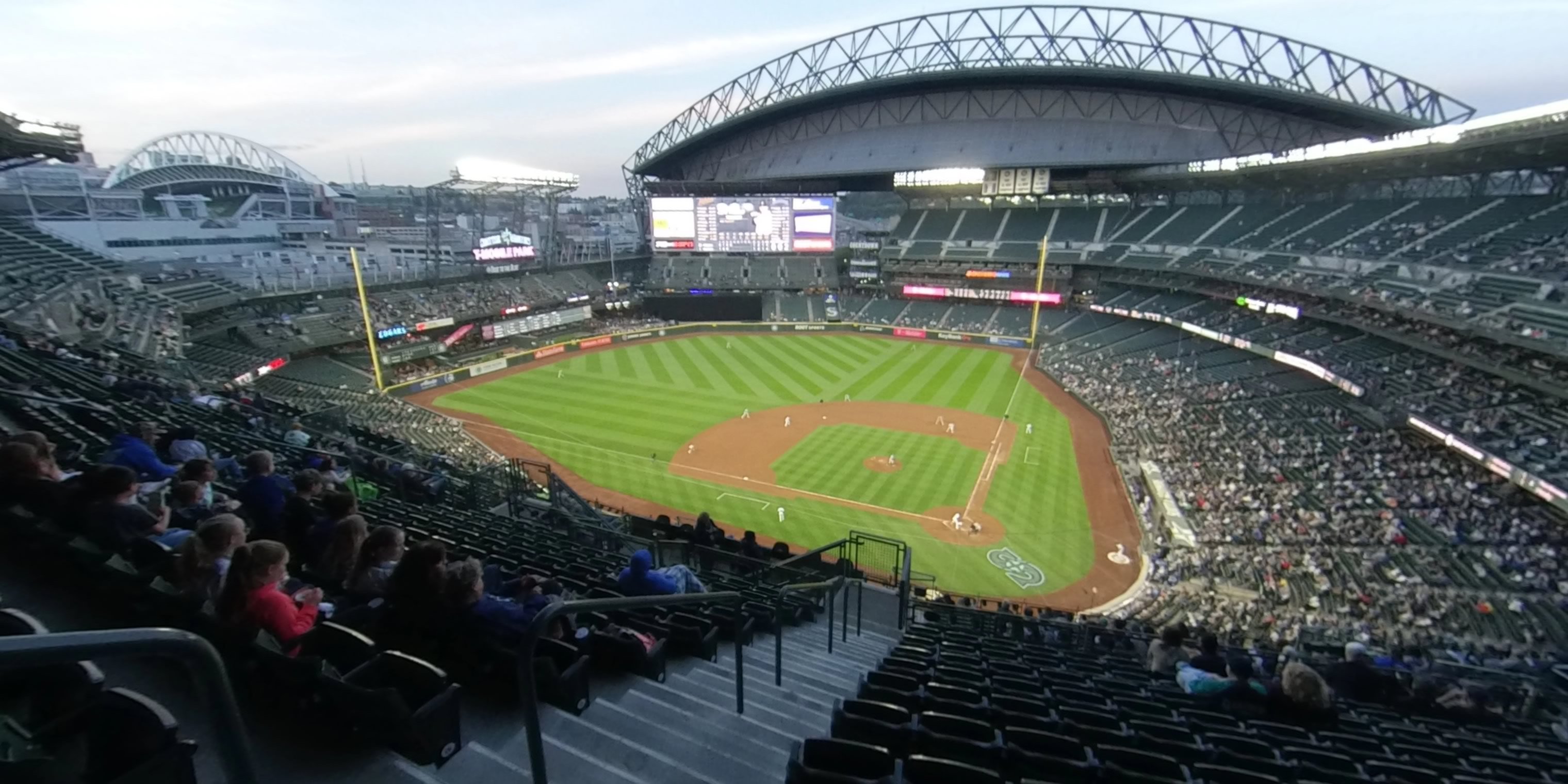 section 333 panoramic seat view  for baseball - t-mobile park