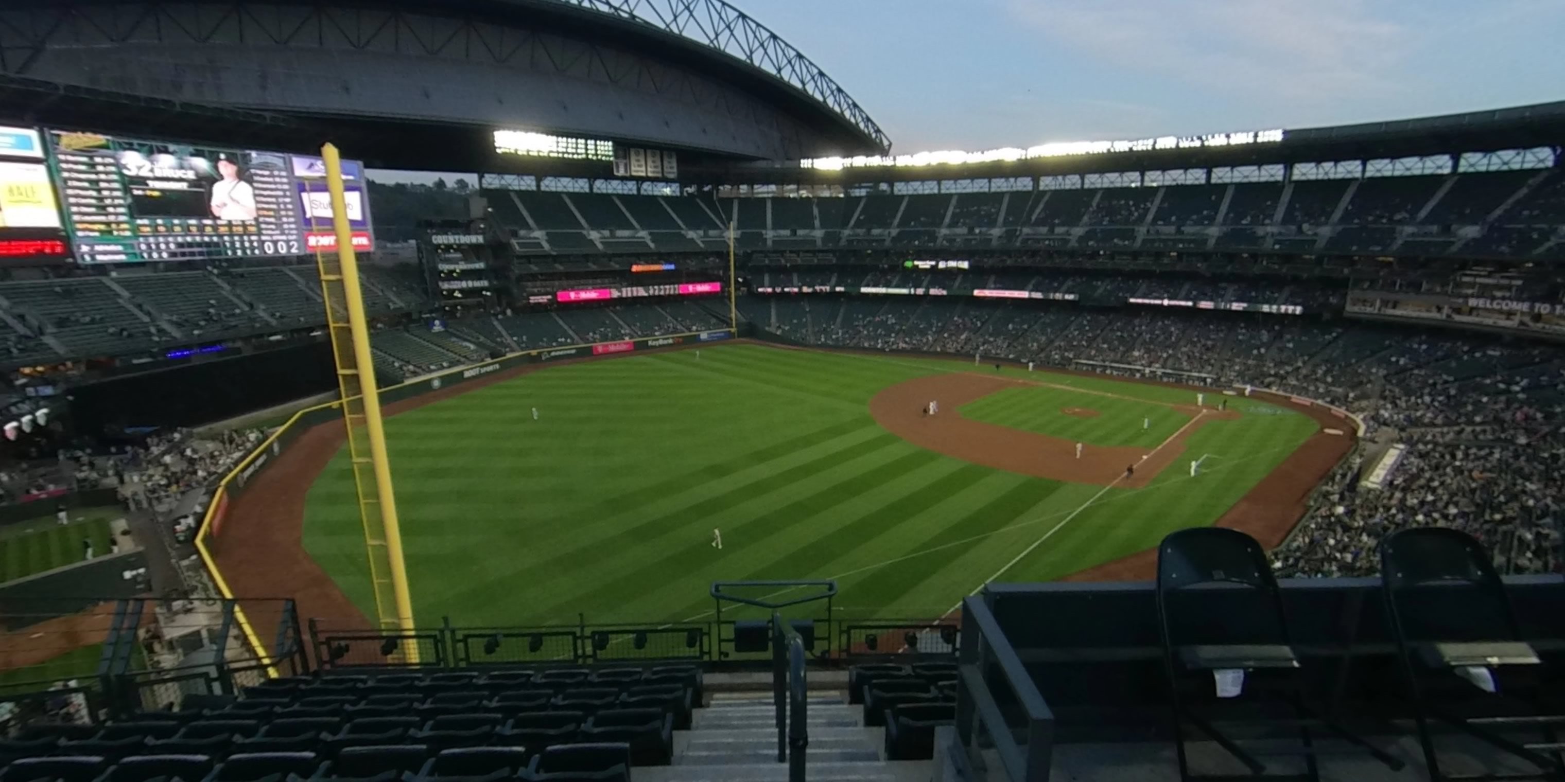 section 349 panoramic seat view  for baseball - t-mobile park