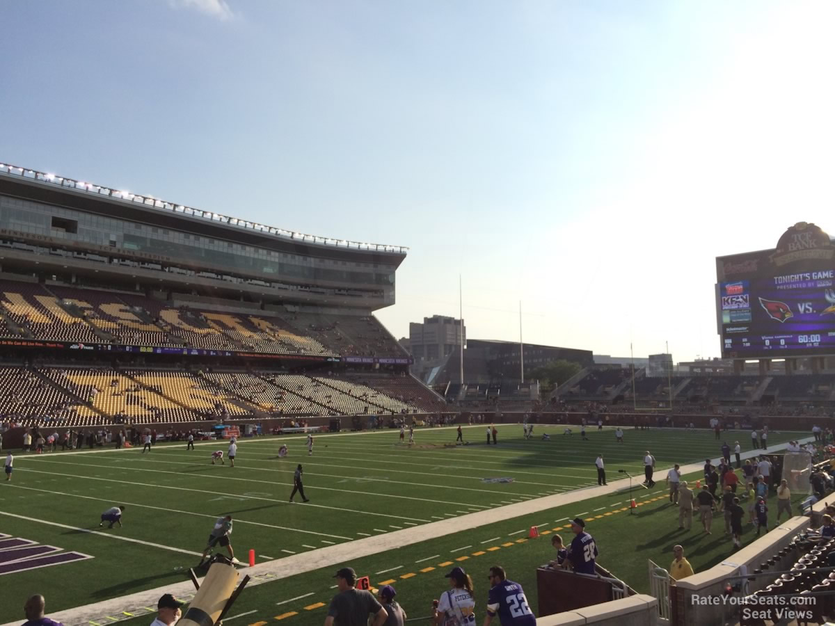 Tcf Bank Stadium Seating Chart Views