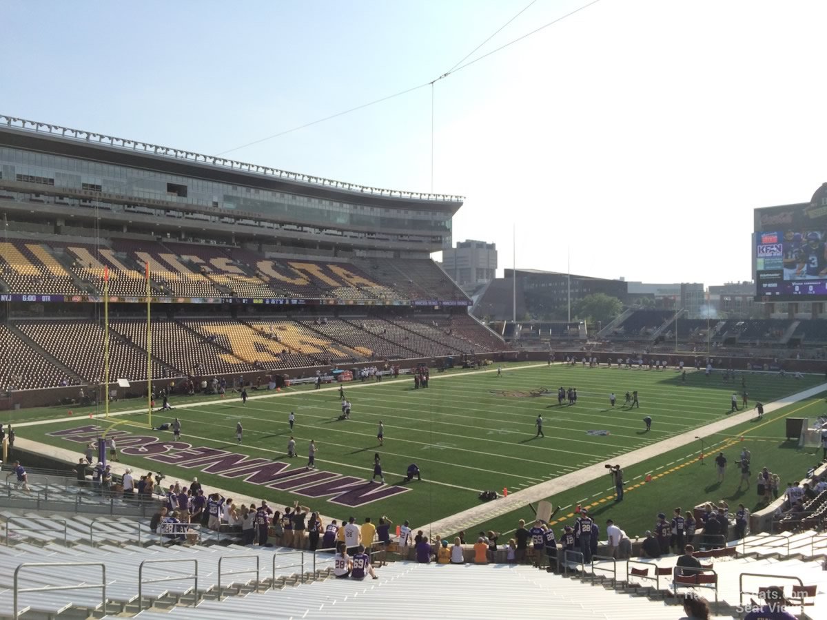 section 119, row 30 seat view  - huntington bank stadium