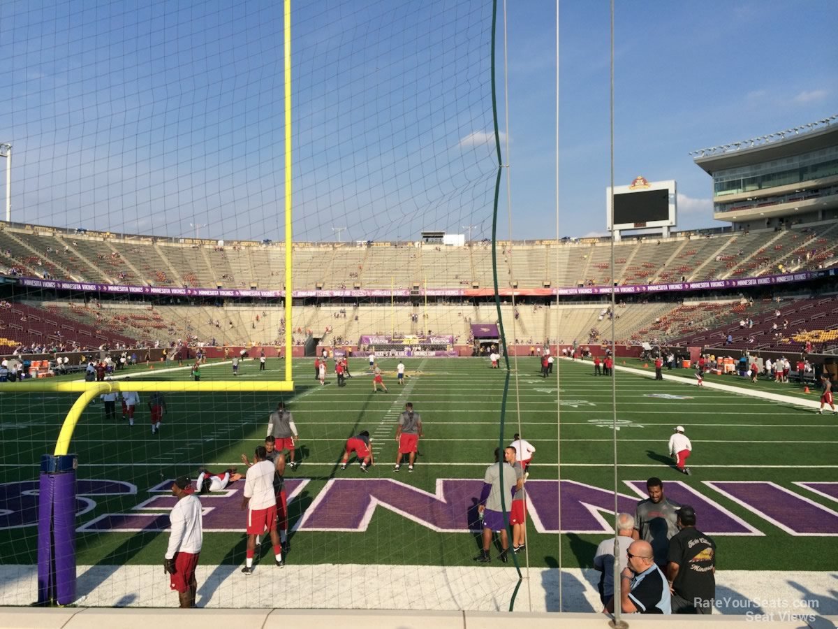 Tcf Bank Stadium Seating Chart Views