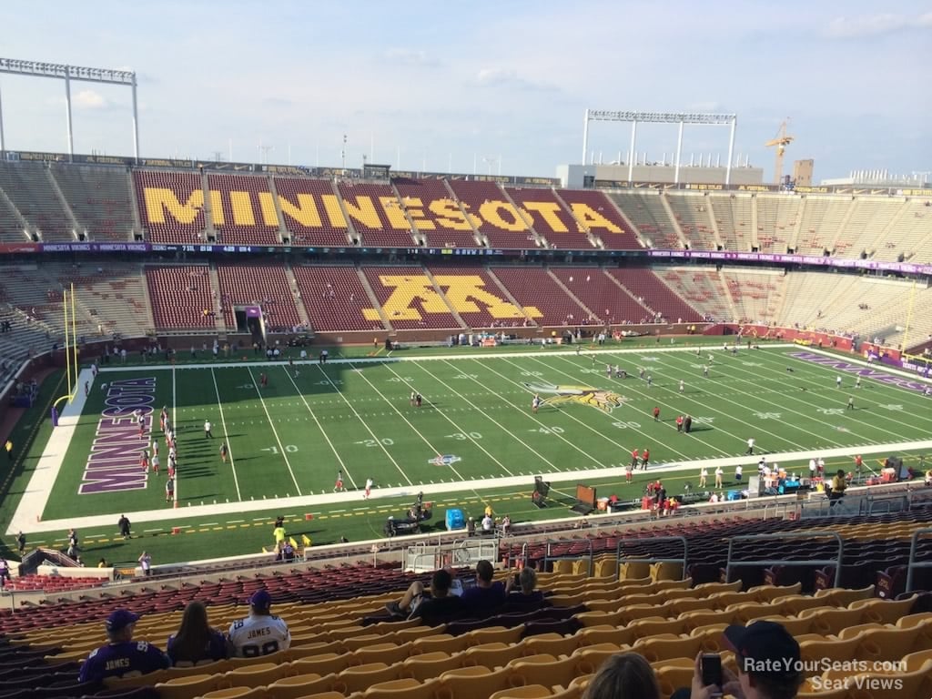 section 244, row 28 seat view  for football - huntington bank stadium