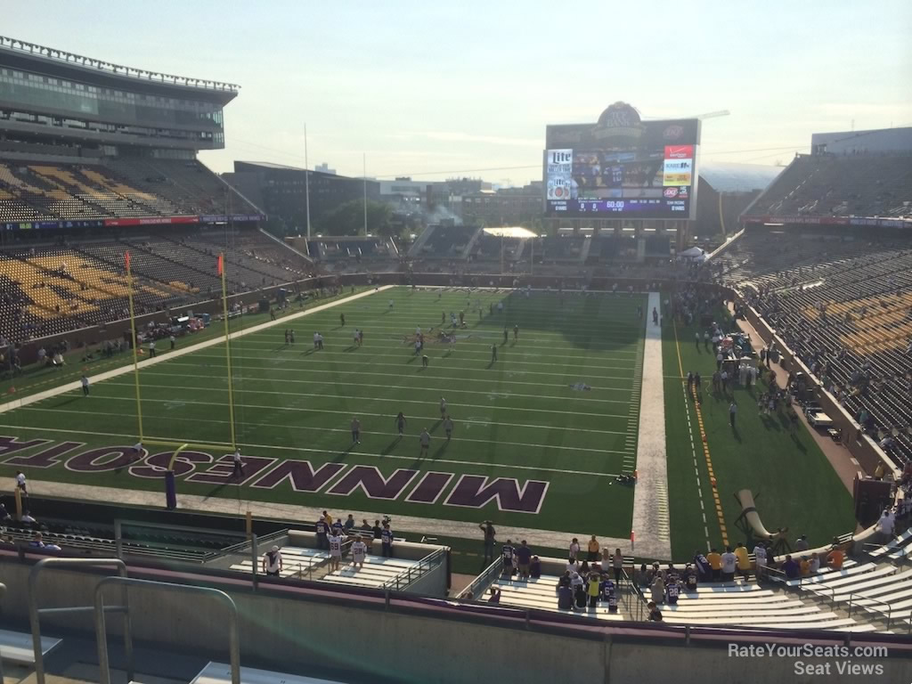 section 223, row 7 seat view  - huntington bank stadium