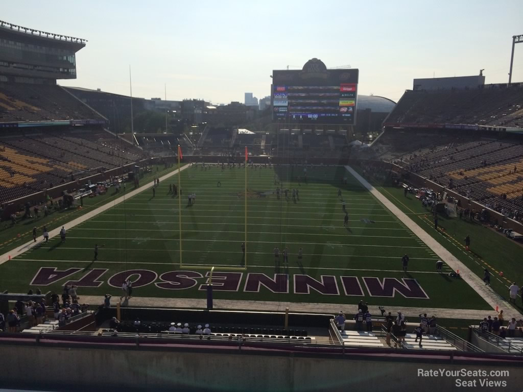 section 225, row 7 seat view  - huntington bank stadium