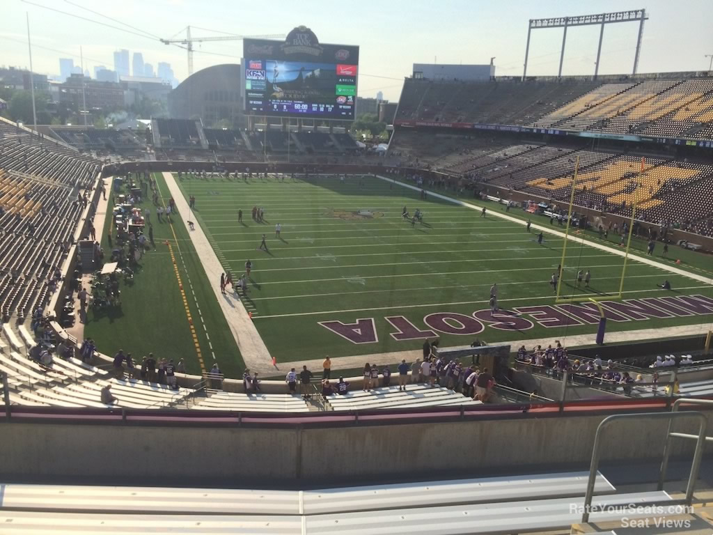 section 229, row 7 seat view  - huntington bank stadium