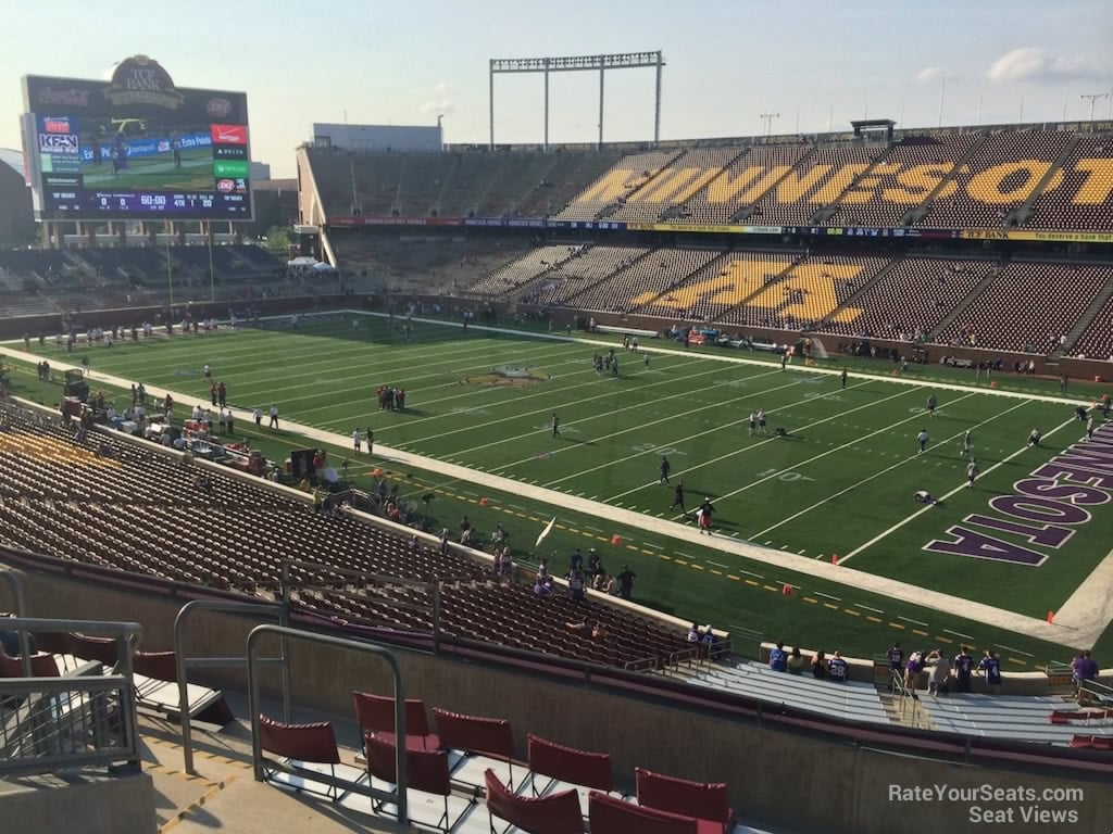 section 235, row 7 seat view  for football - huntington bank stadium