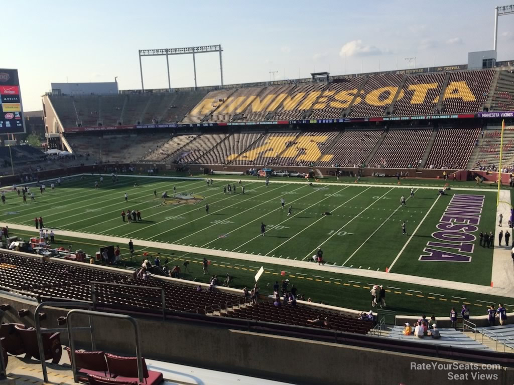 section 236, row 7 seat view  - huntington bank stadium