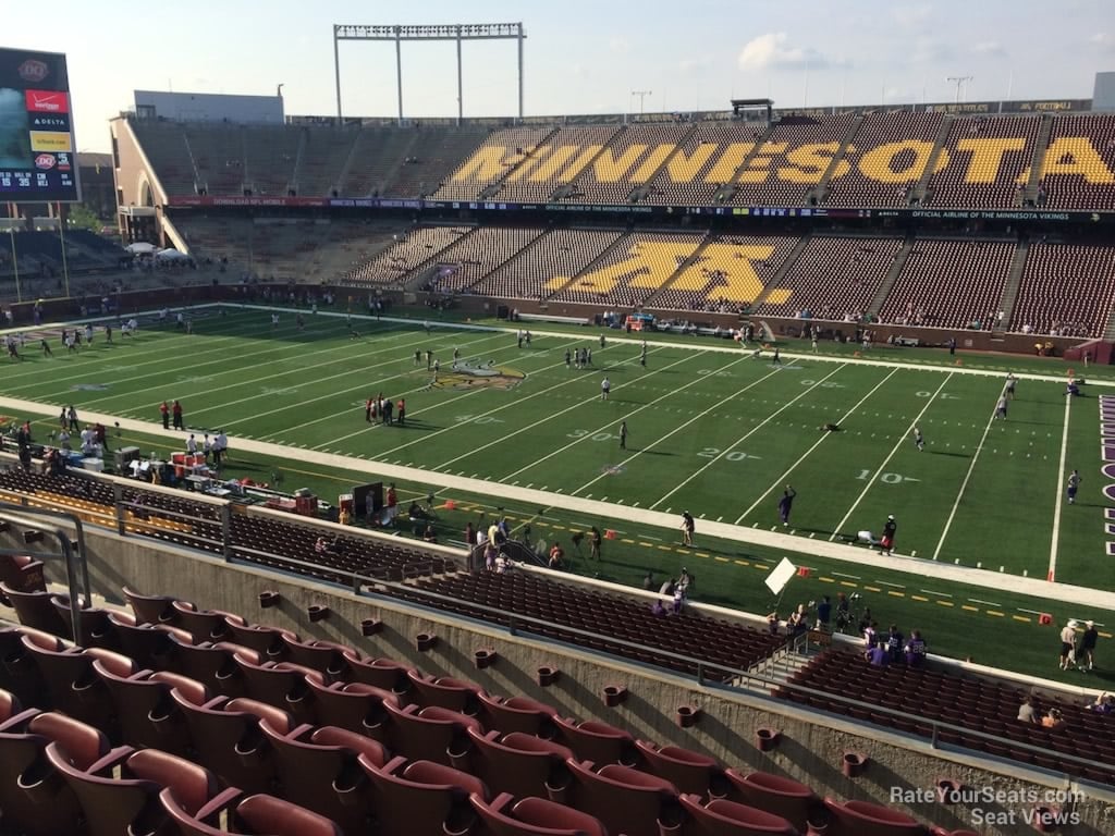 section 237, row 7 seat view  - huntington bank stadium