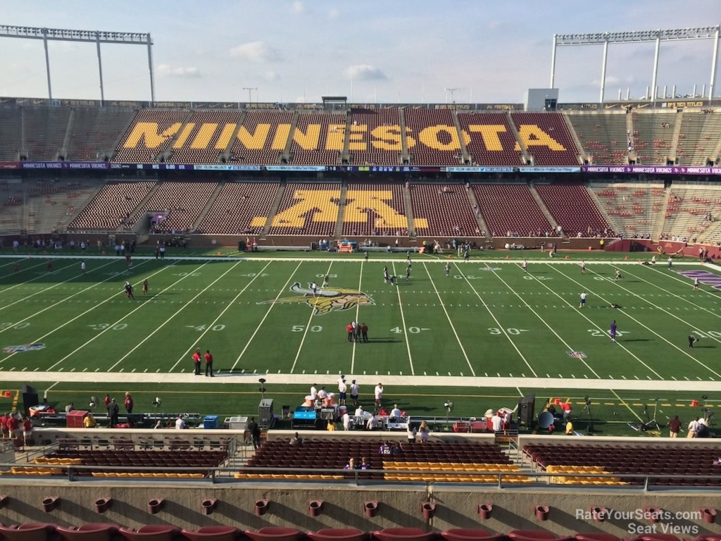 section 240, row 7 seat view  - huntington bank stadium