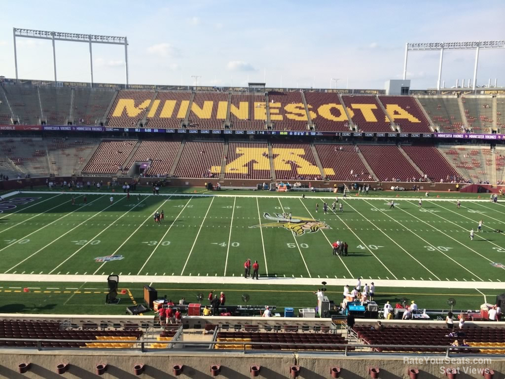 section 241, row 7 seat view  - huntington bank stadium