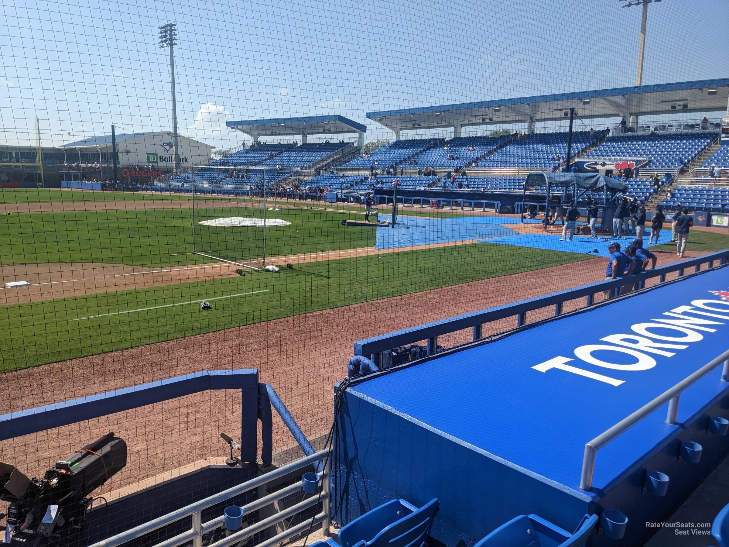 section 111, row 5 seat view  - td ballpark