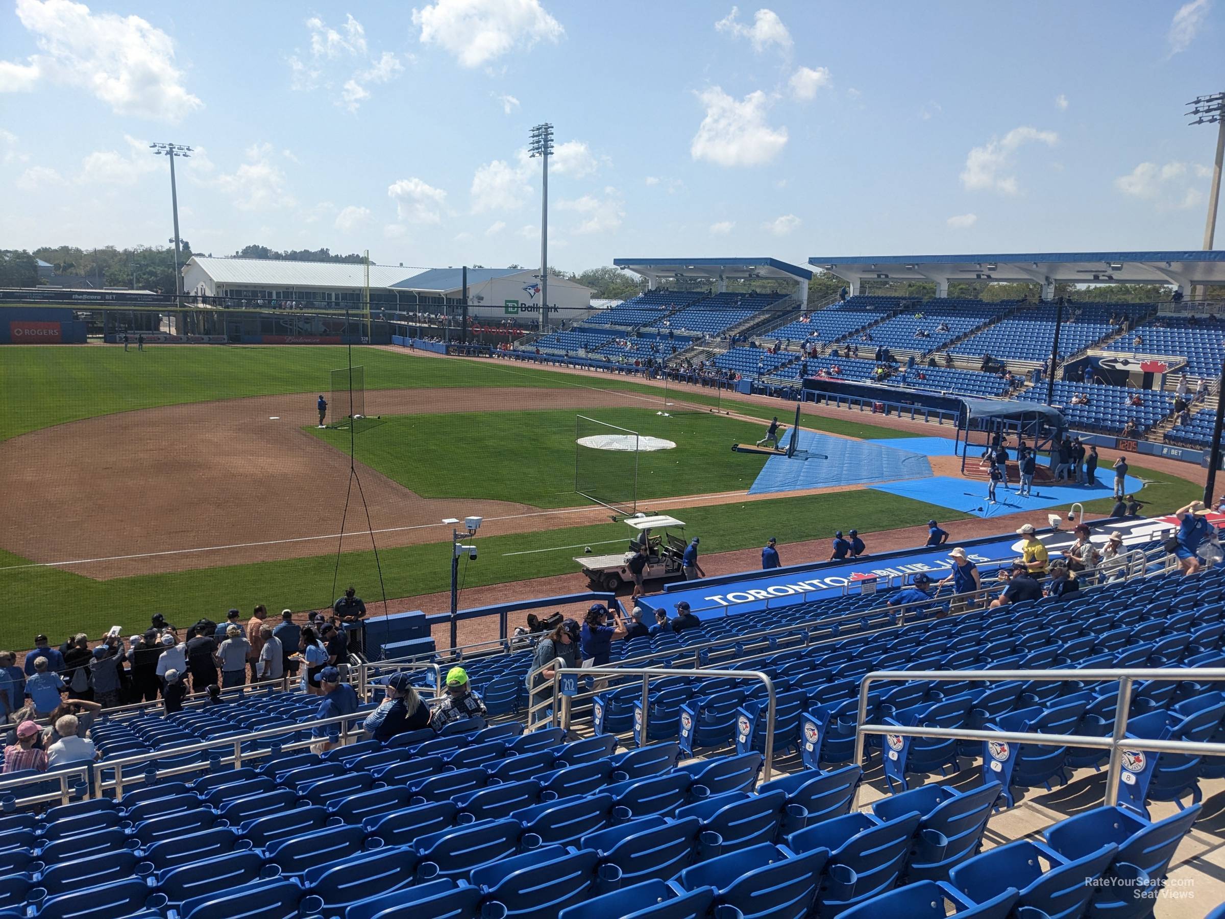 section 212, row 11 seat view  - td ballpark