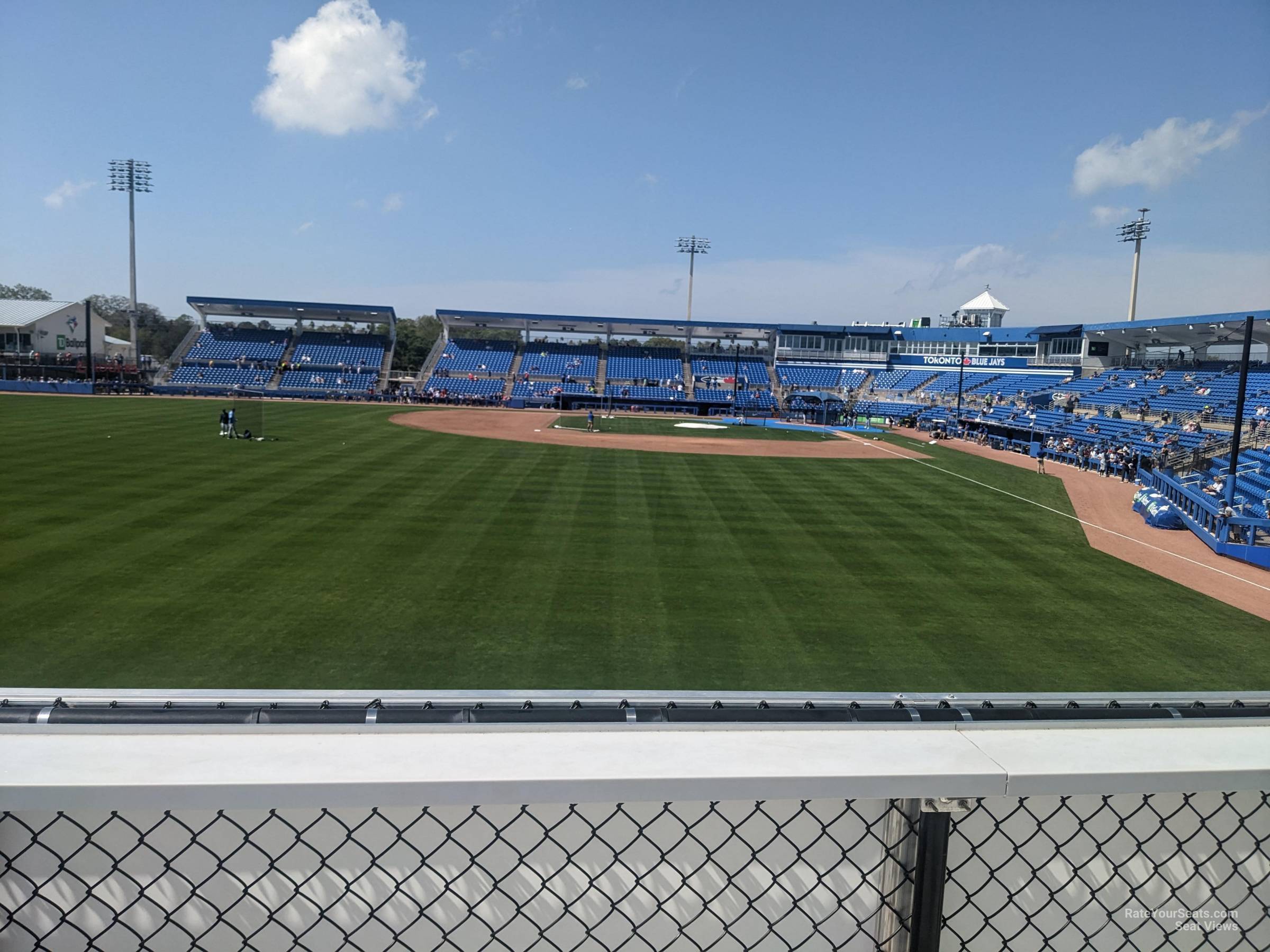 drink rail 1 seat view  - td ballpark