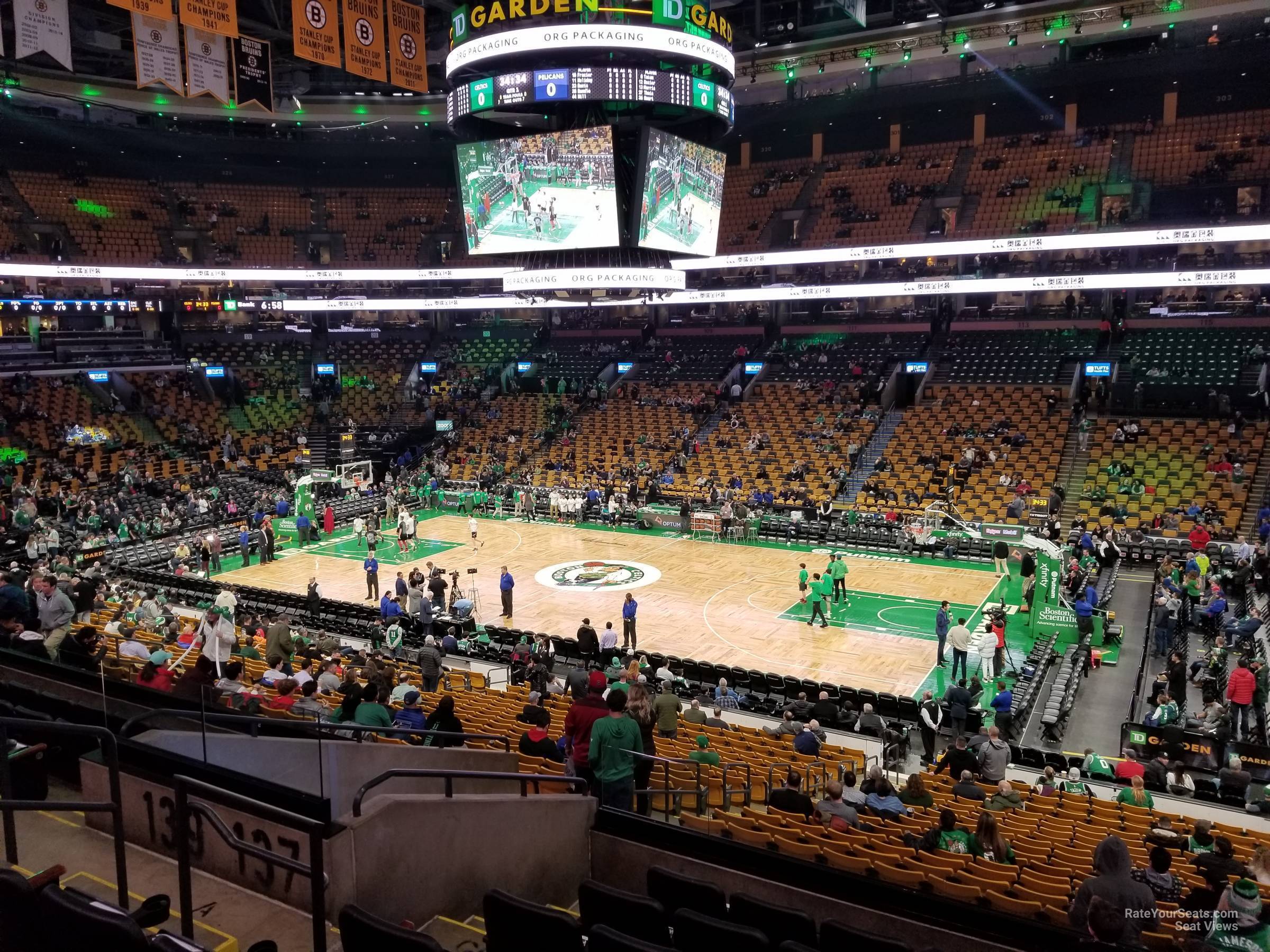 Boston Celtics & Bruins Interactive Seating Chart with Seat Views