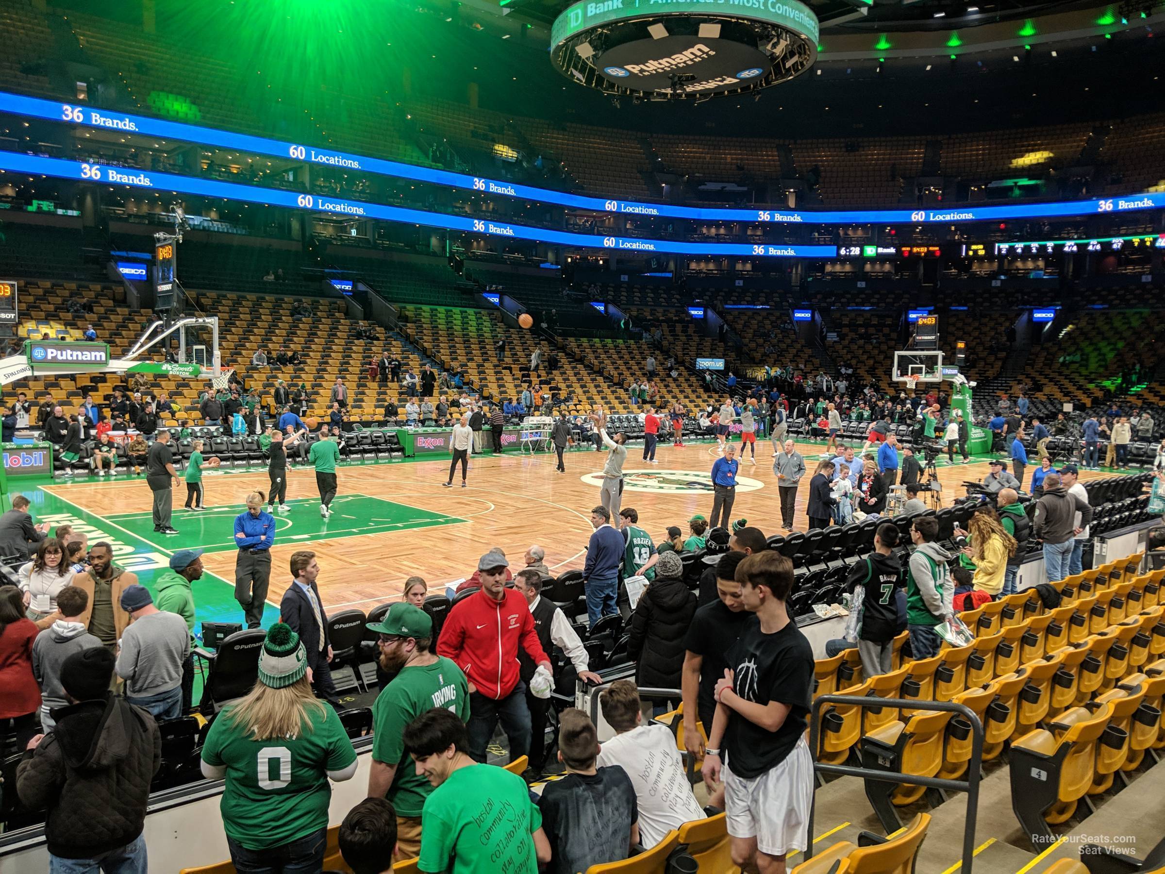 TD Garden Loge 14 Boston Celtics