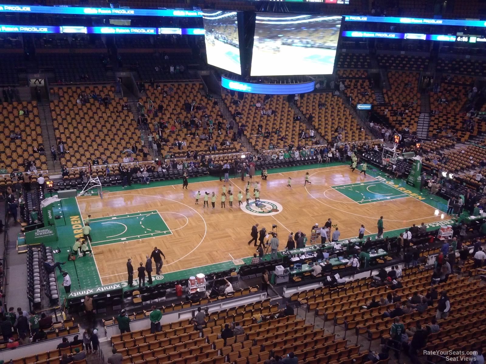Td Garden Section 302 Boston Celtics Rateyourseats Com Boston Celtics Seat View For Td Garden Section 302
