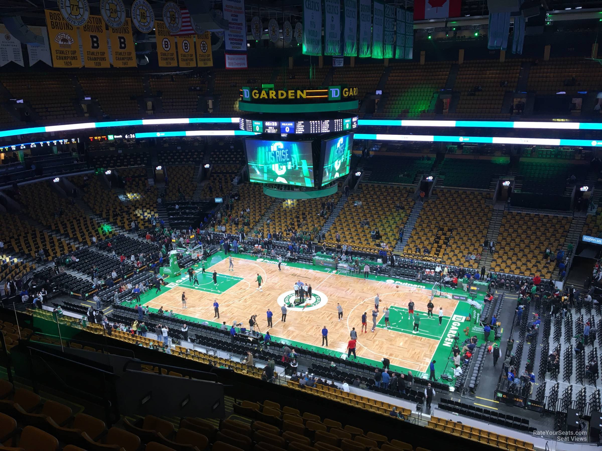TD Garden Section 314 Boston Celtics