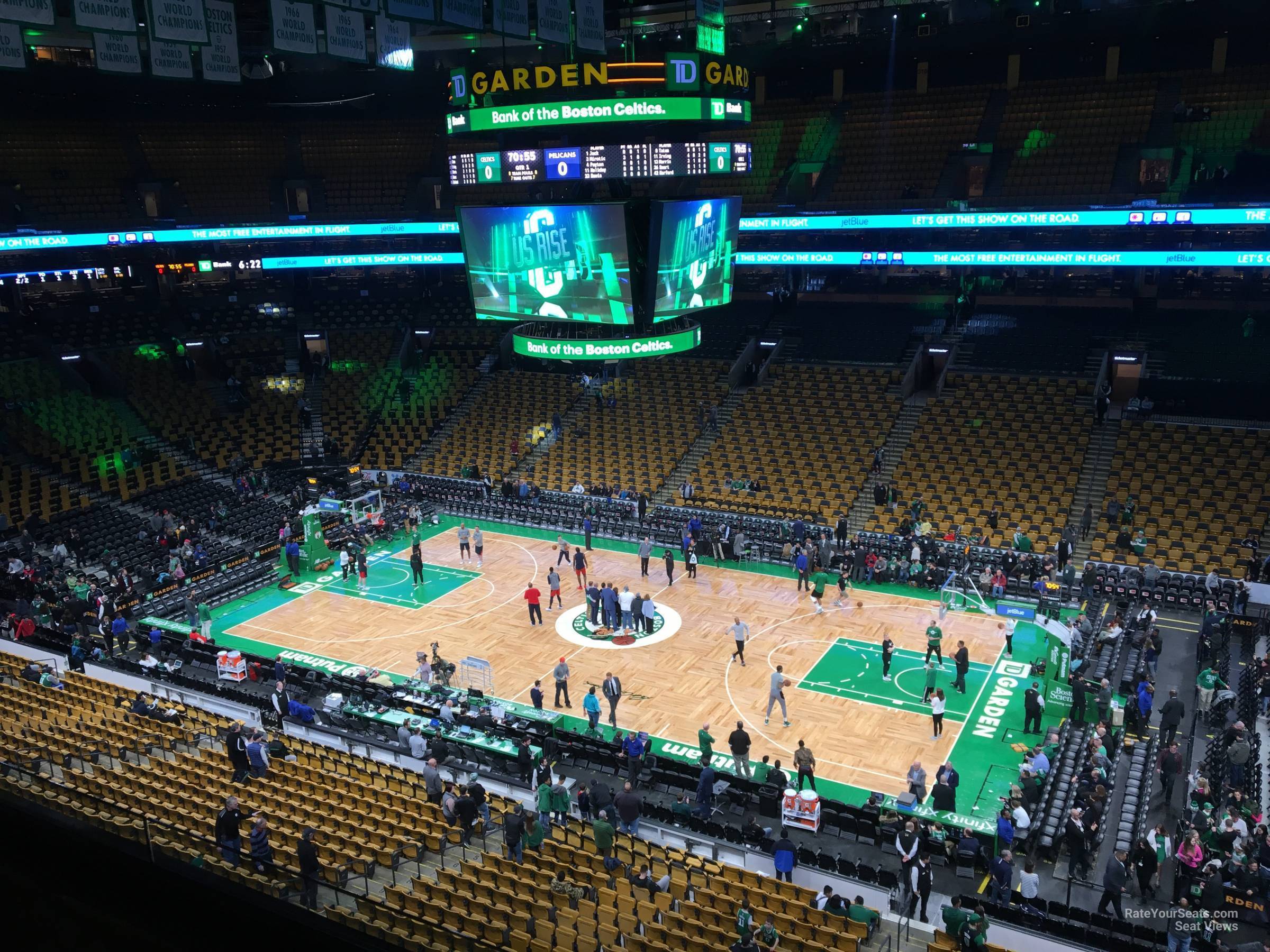TD Garden Section 329 Boston Celtics