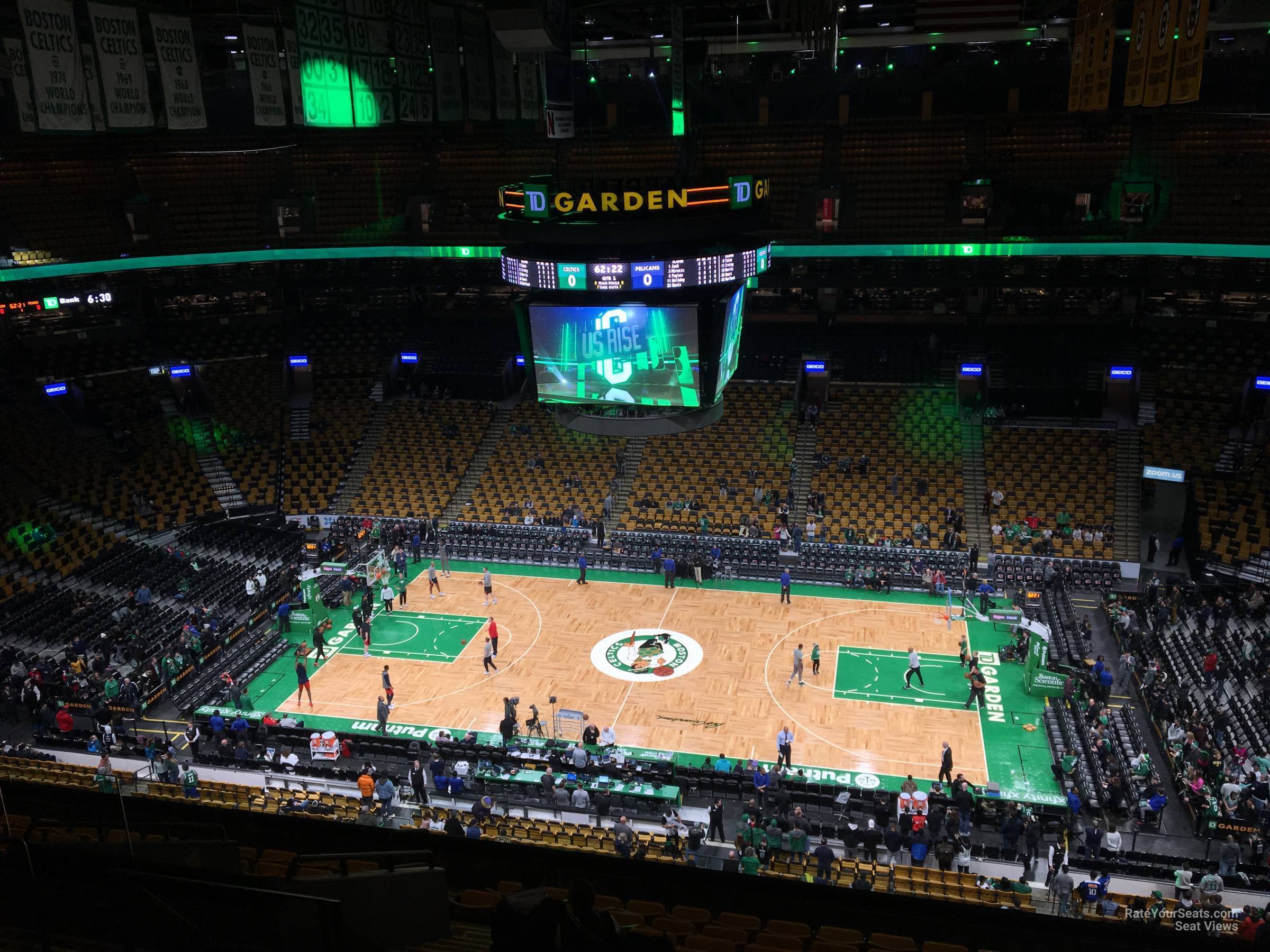 TD Garden Section 330 Boston Celtics