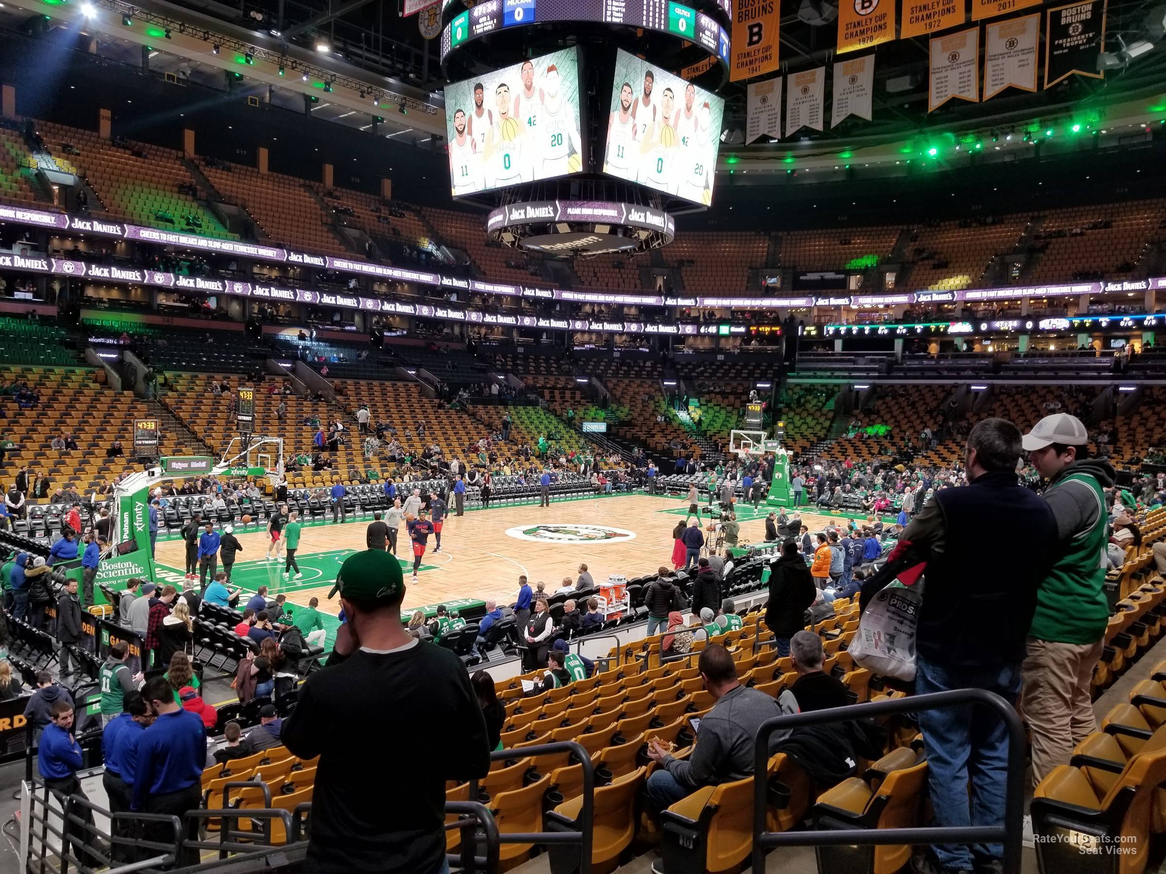 Loge 4 at TD Garden