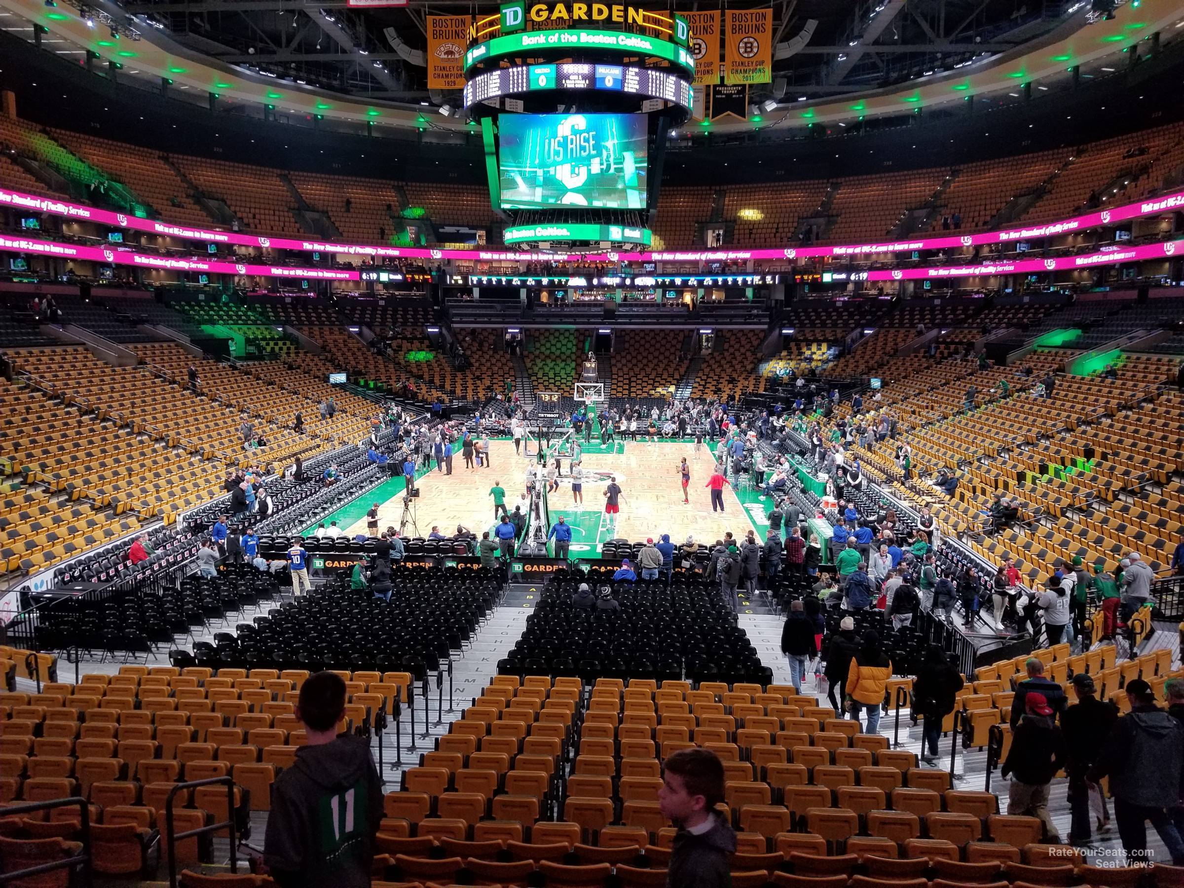 TD Garden Loge 6 Boston Celtics
