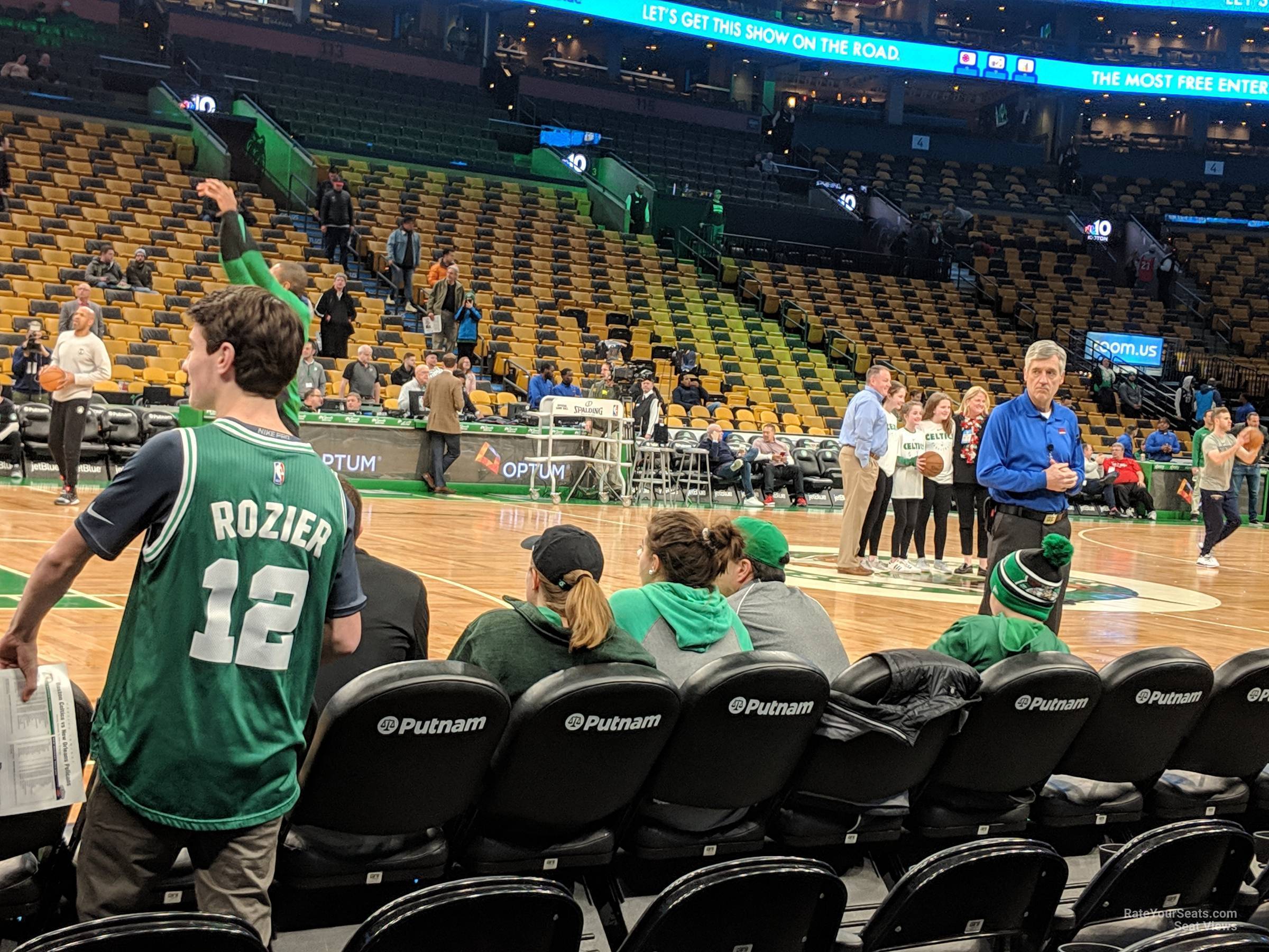 td garden celtics court