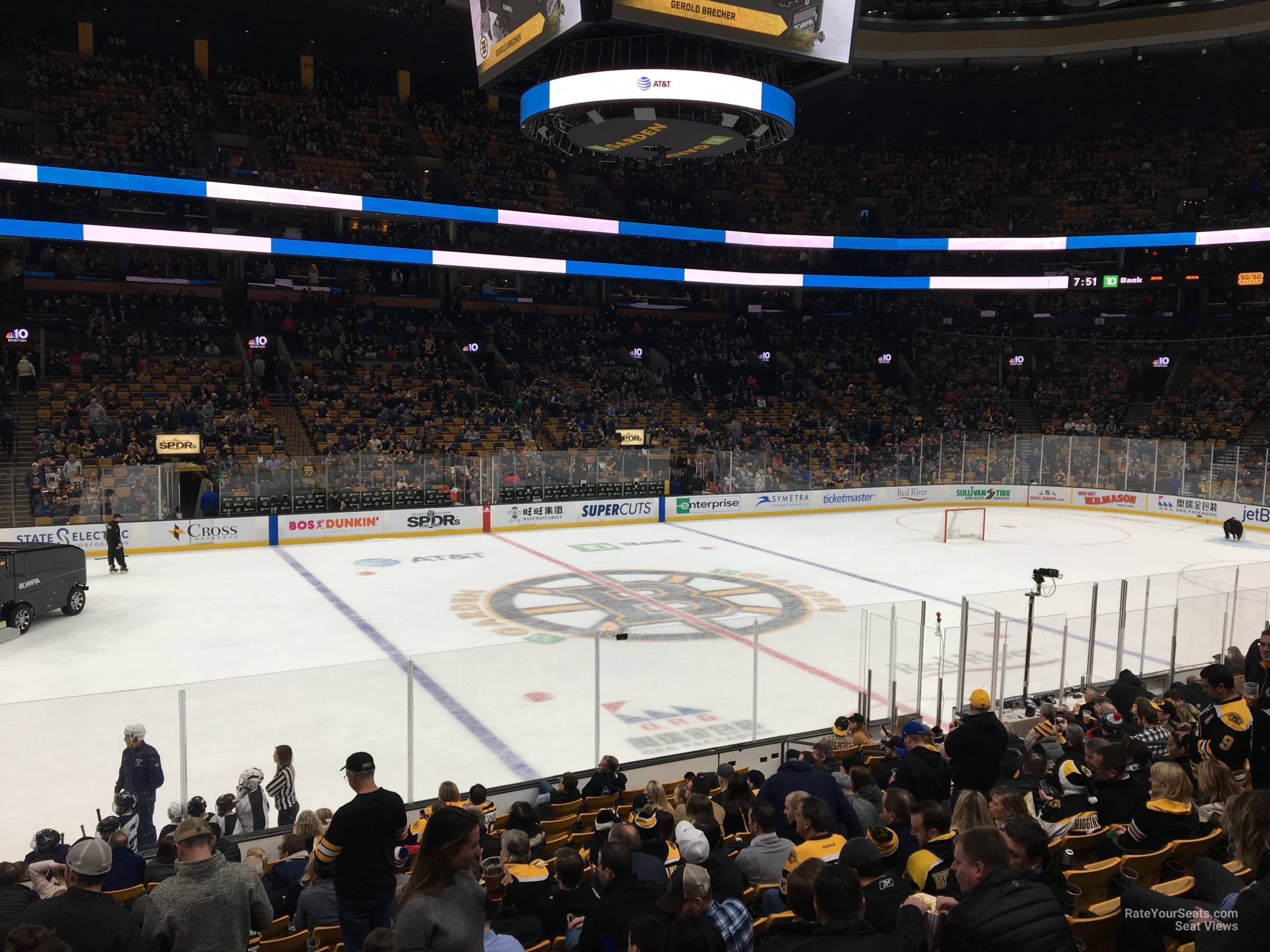 Bruins Club Seating Chart