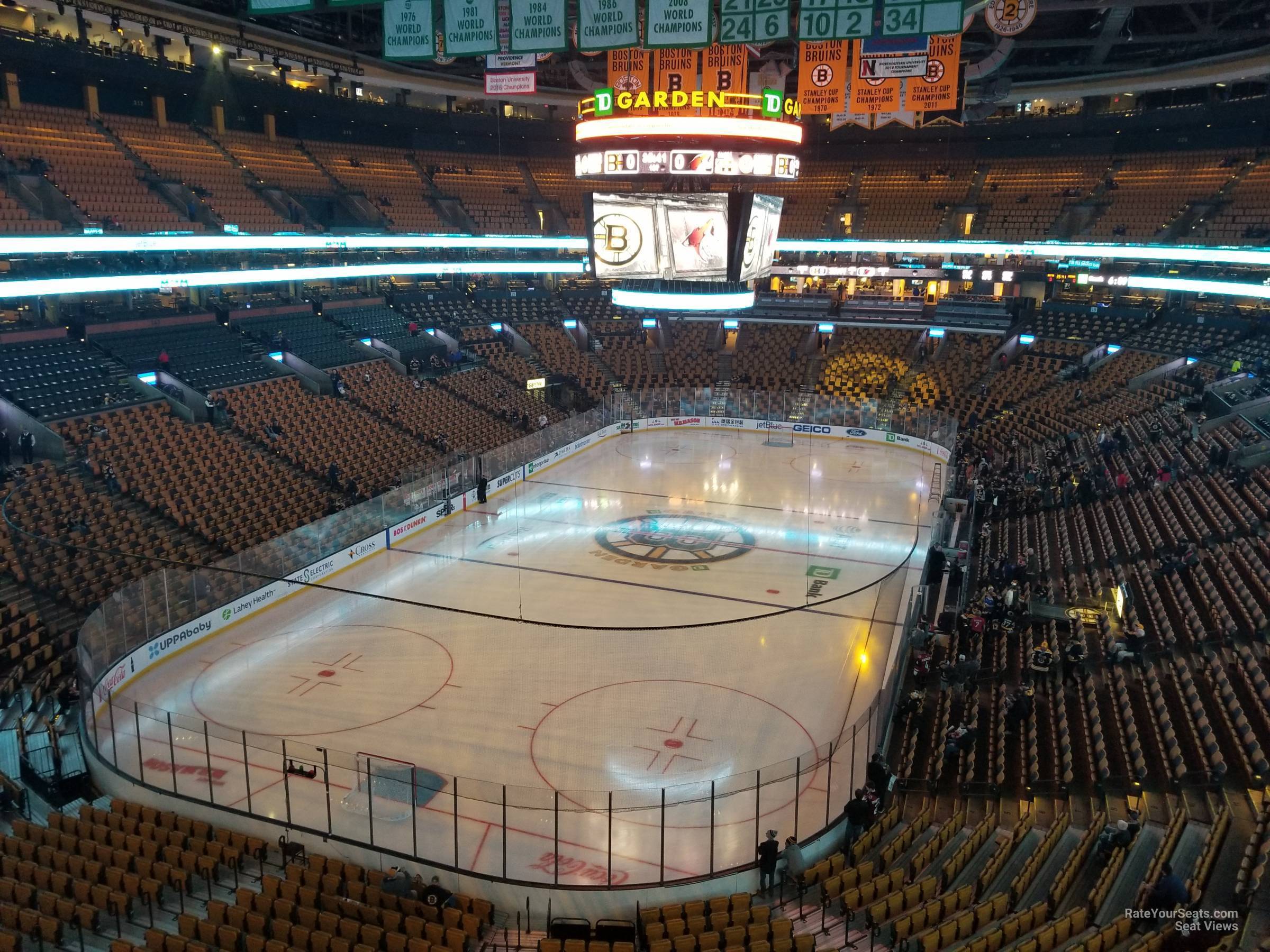 TD Garden Section 307 Boston Bruins